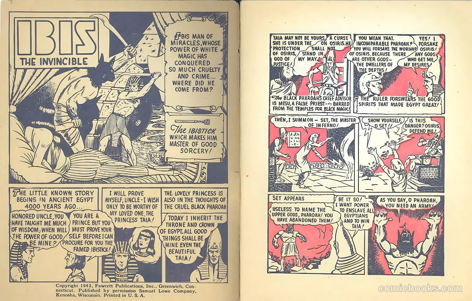 Ibis [Mighty Midget Comic] #11 (1942) — page 2 of 18