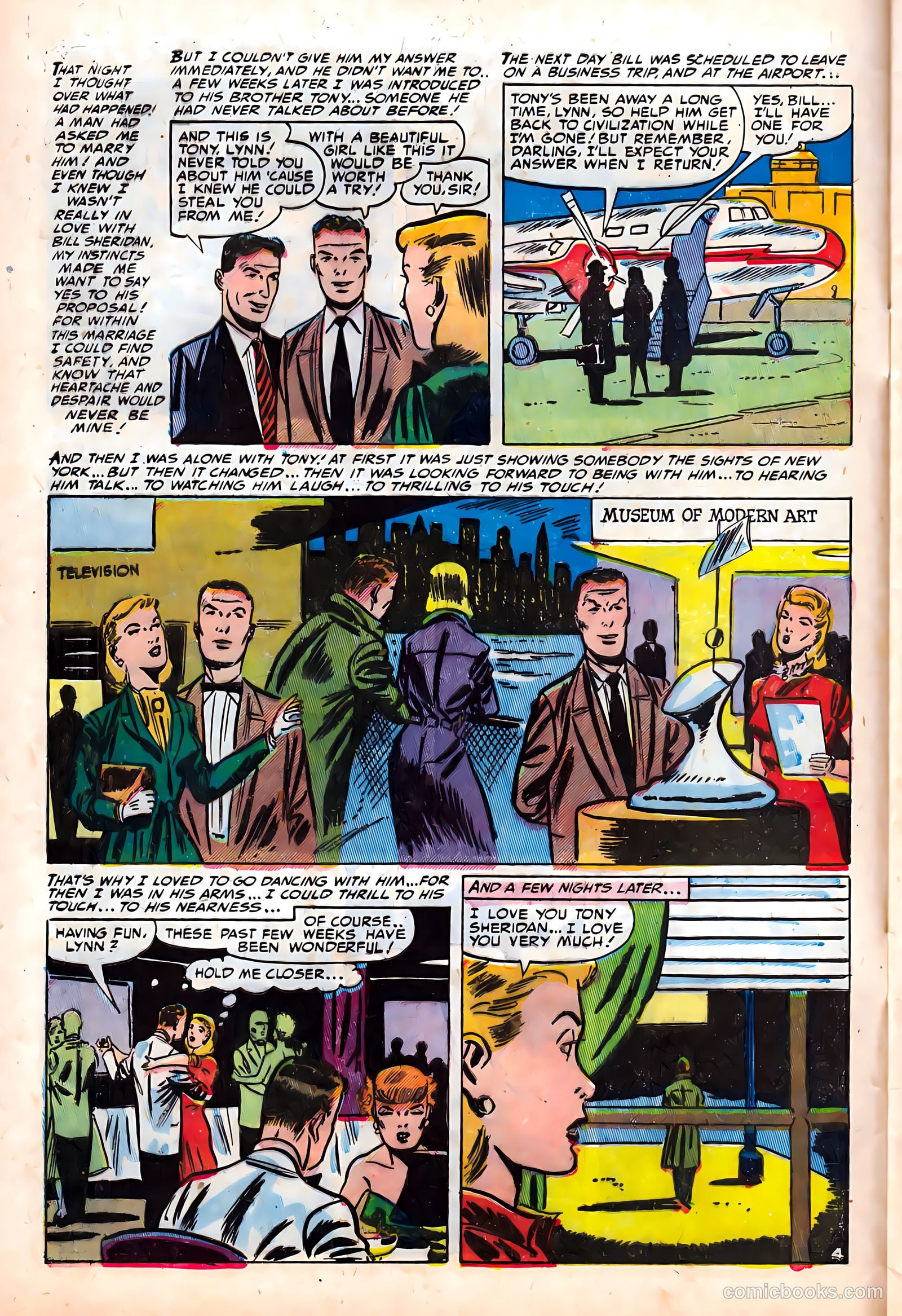 Ideal Romance #3 (1954) — page 6 of 36