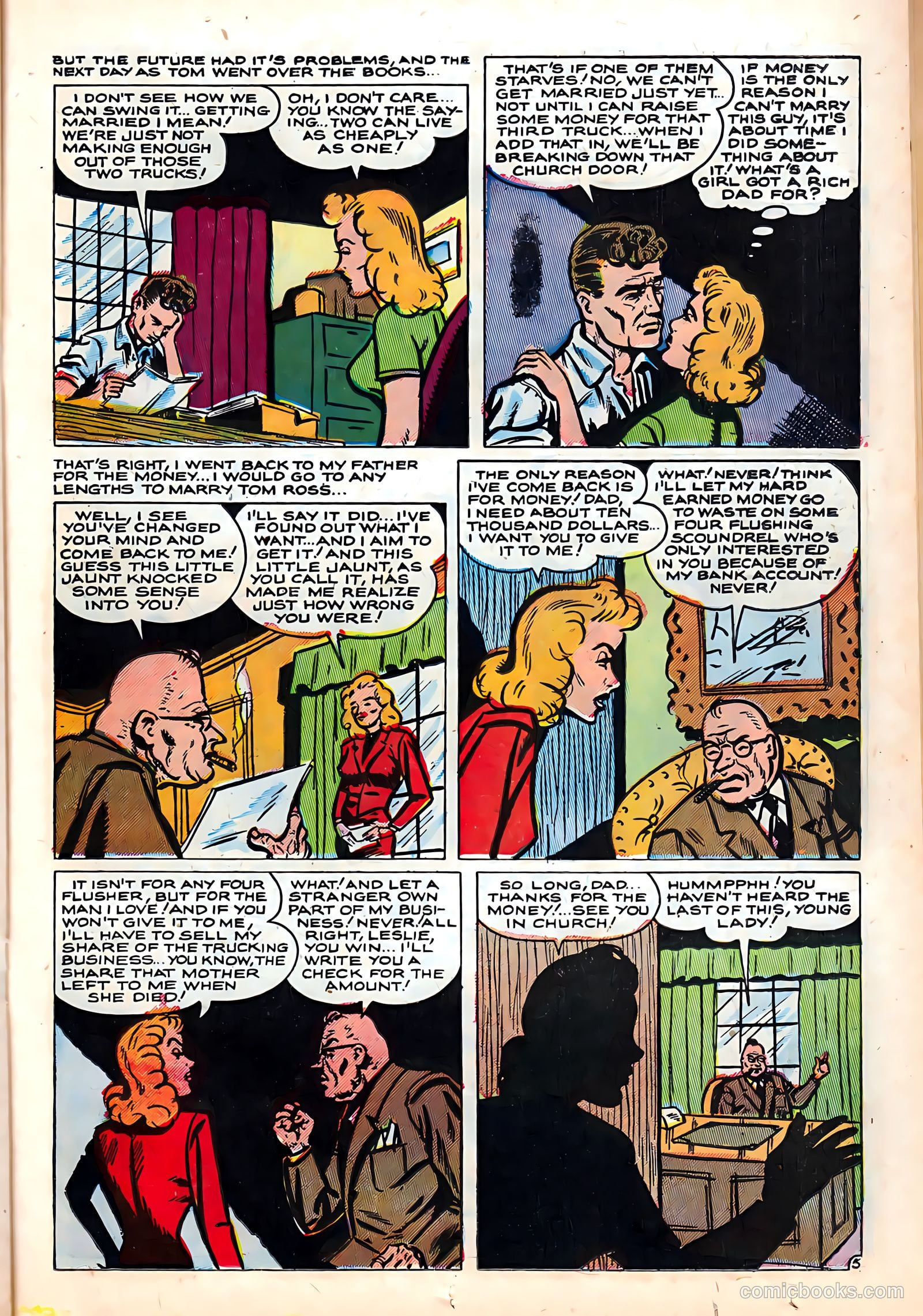 Ideal Romance #3 (1954) — page 21 of 36