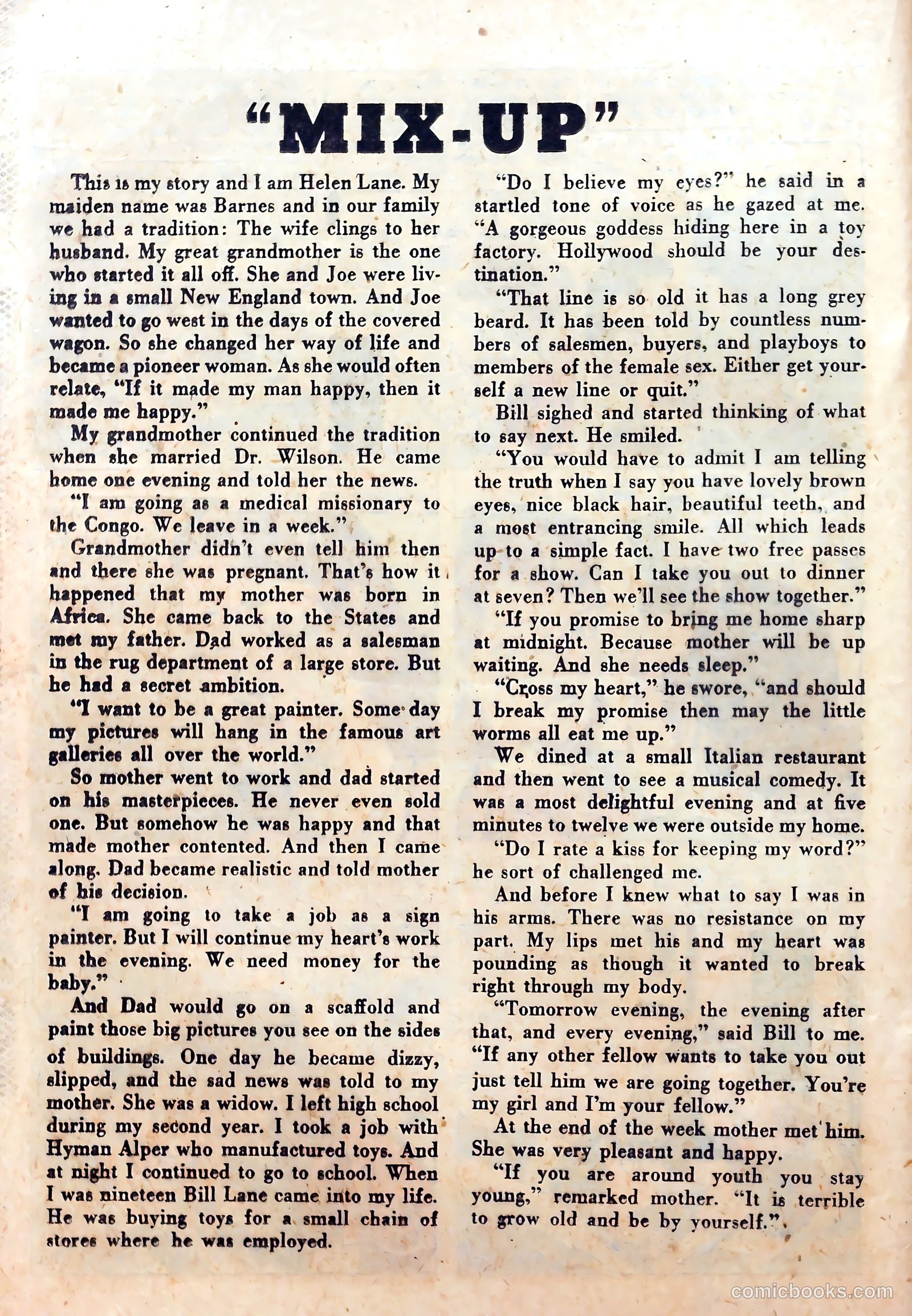 Ideal Romance #4 (1954) — page 22 of 36
