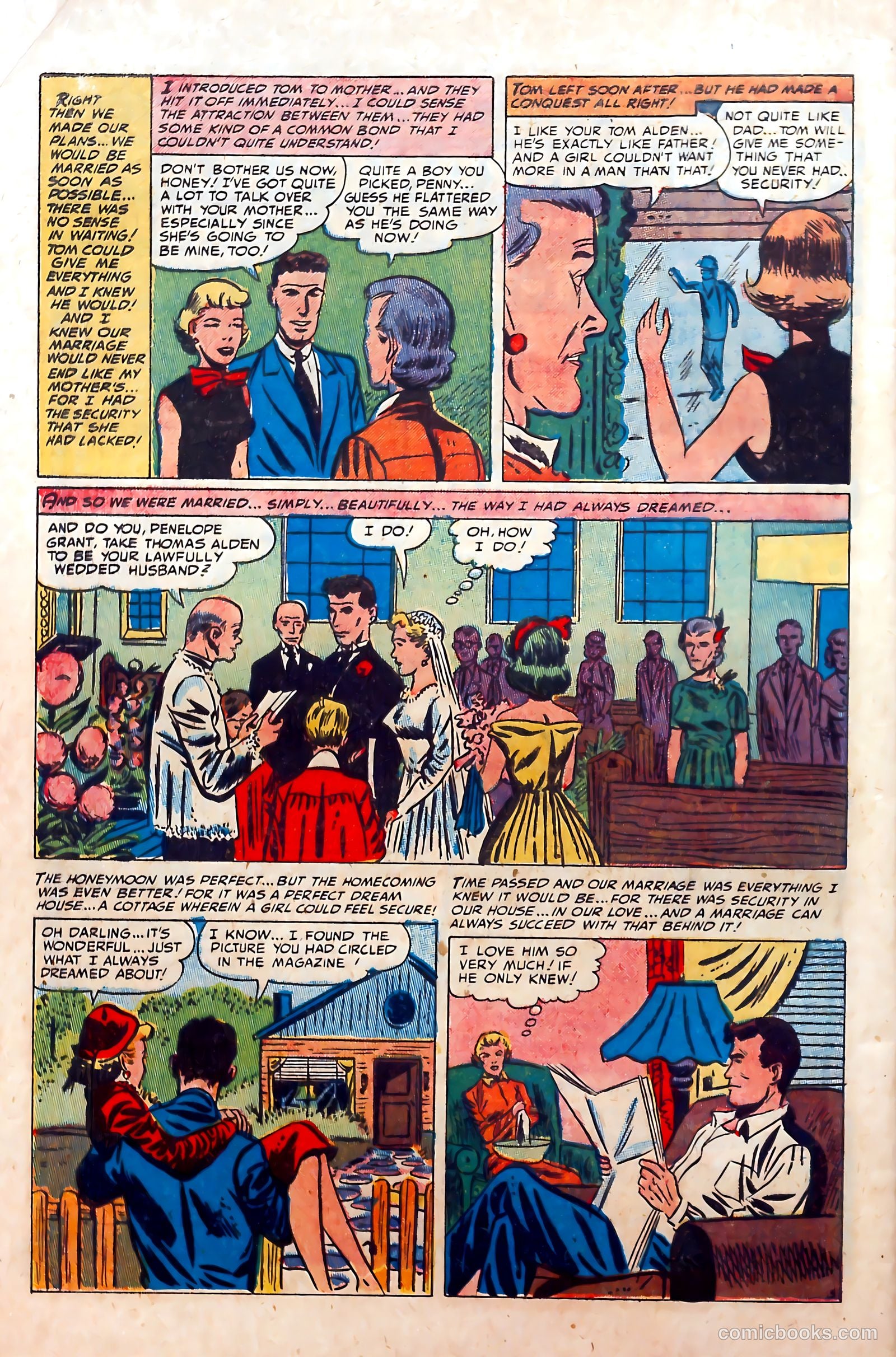 Ideal Romance #4 (1954) — page 30 of 36