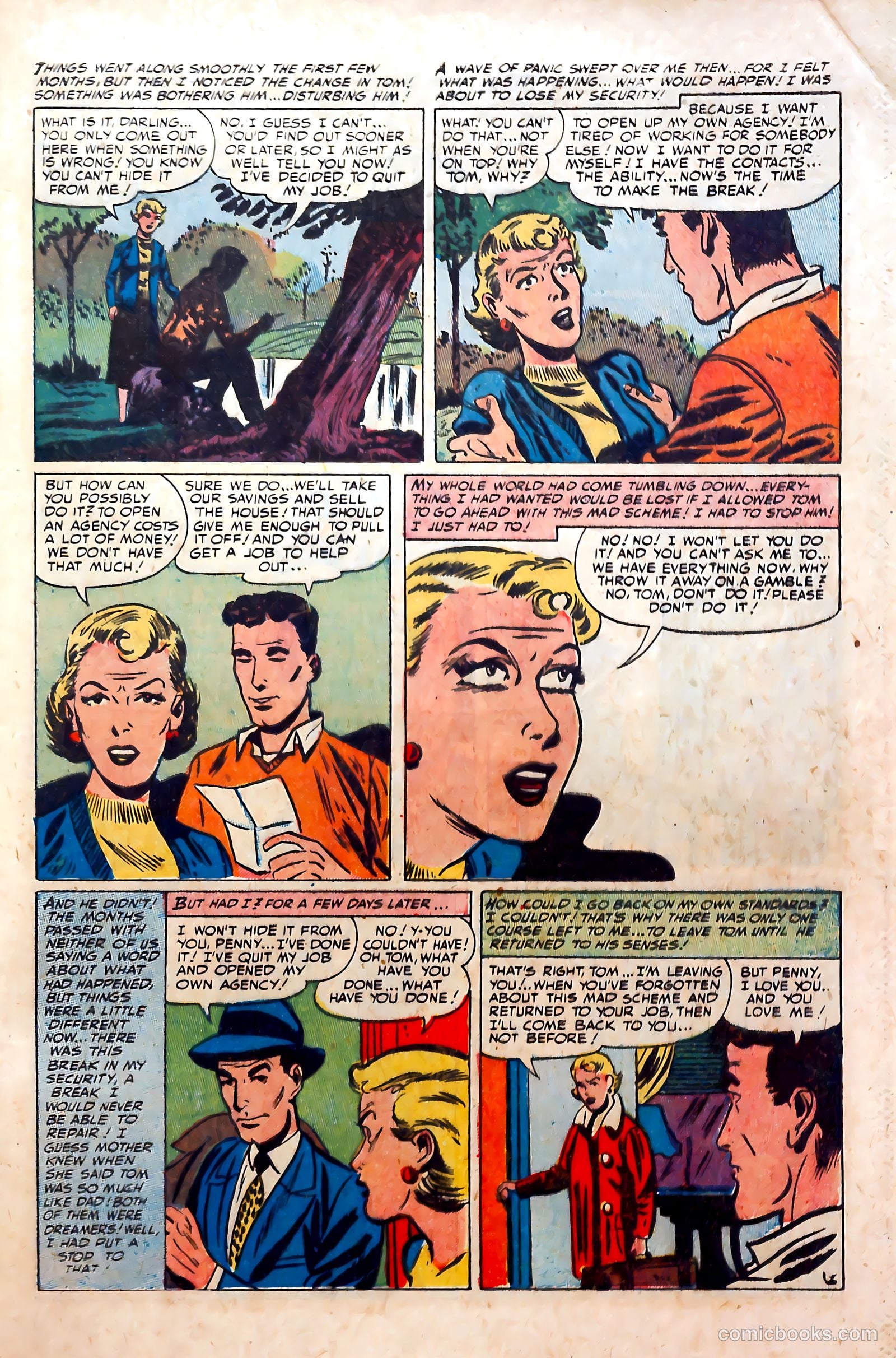 Ideal Romance #4 (1954) — page 31 of 36