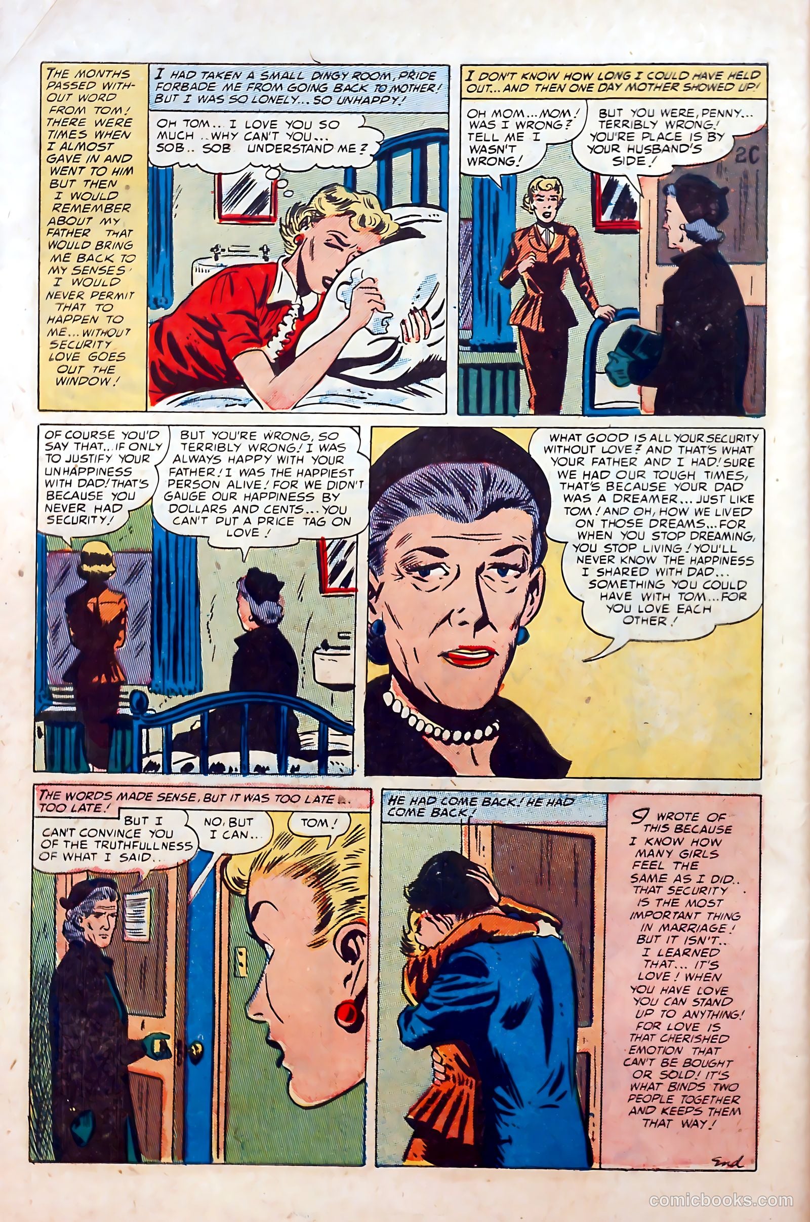 Ideal Romance #4 (1954) — page 32 of 36