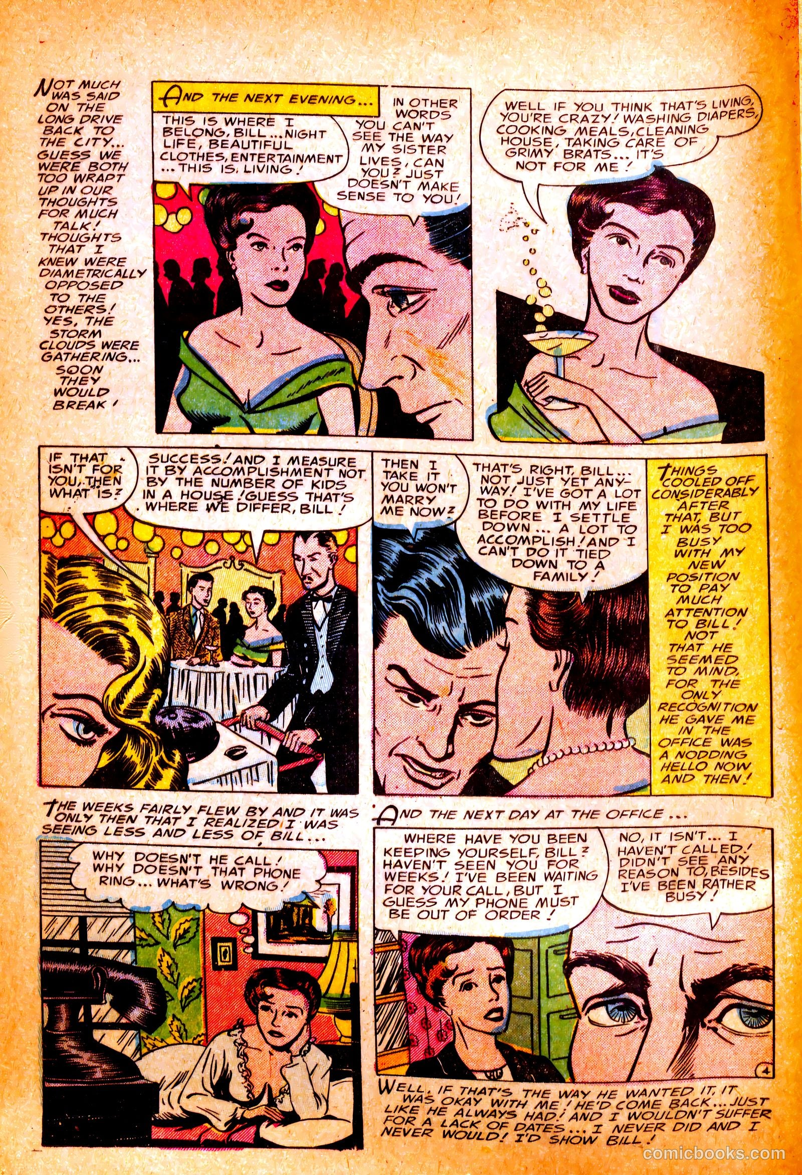Ideal Romance #7 (1954) — page 14 of 36