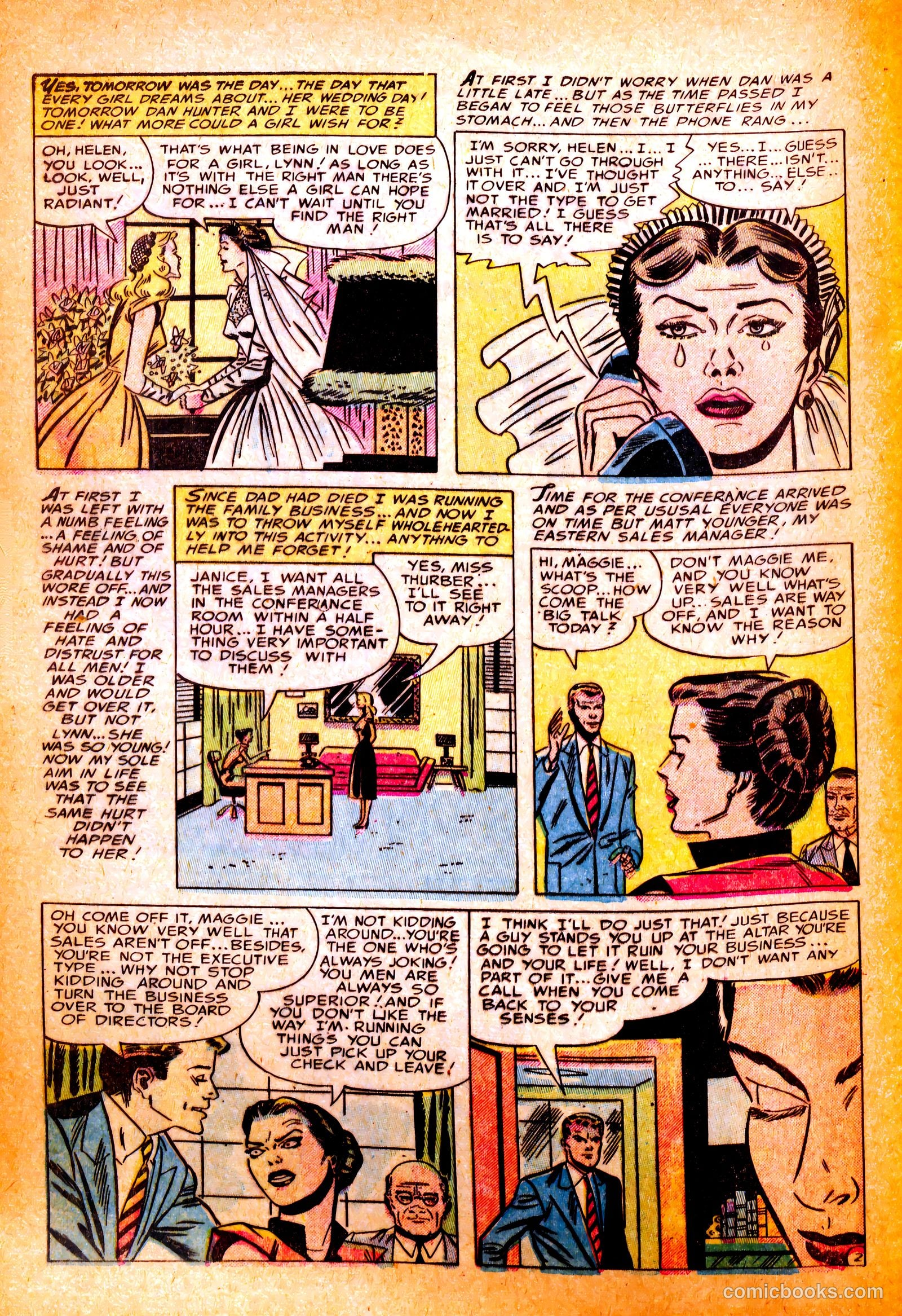 Ideal Romance #7 (1954) — page 28 of 36