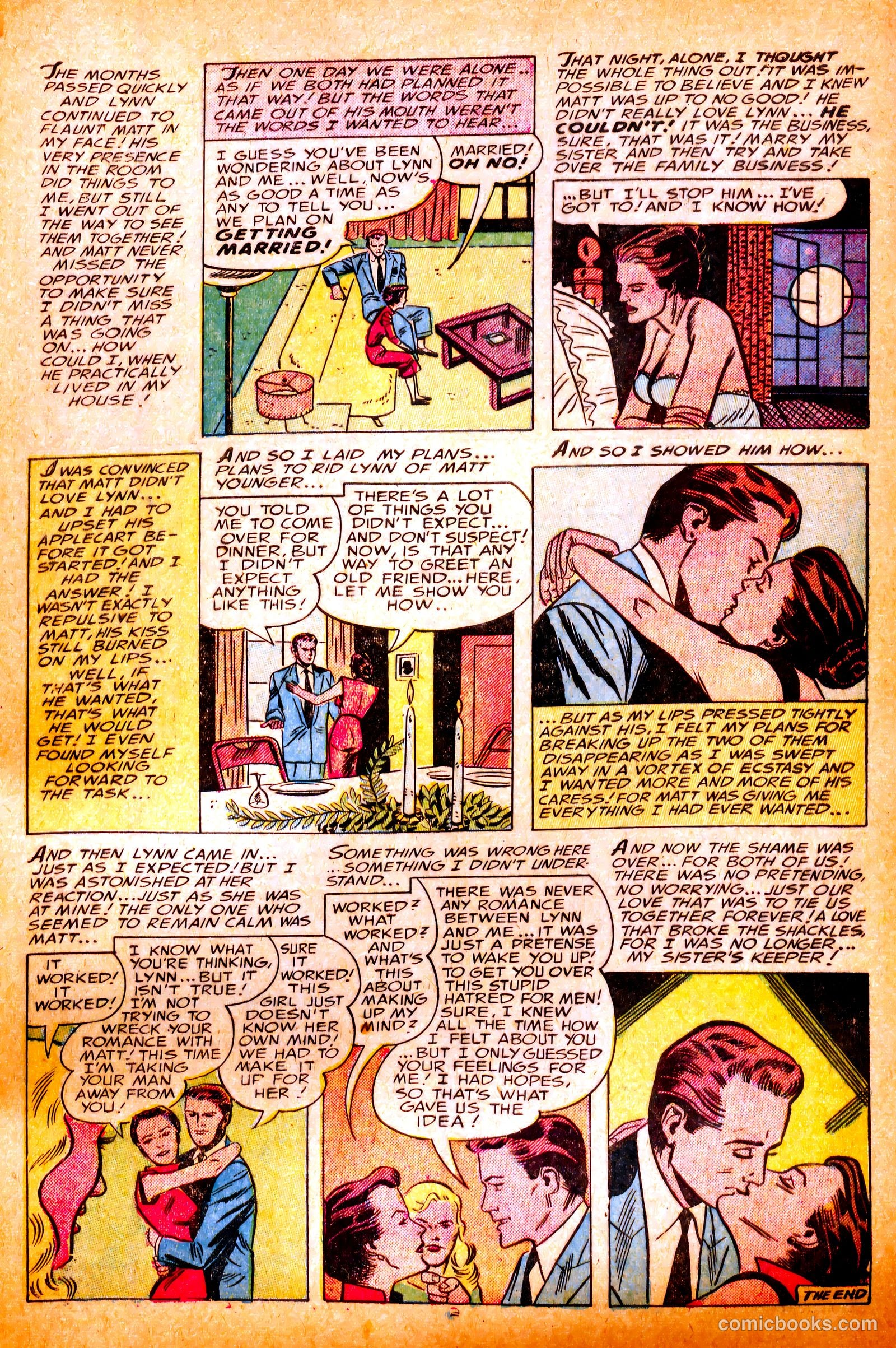 Ideal Romance #7 (1954) — page 33 of 36