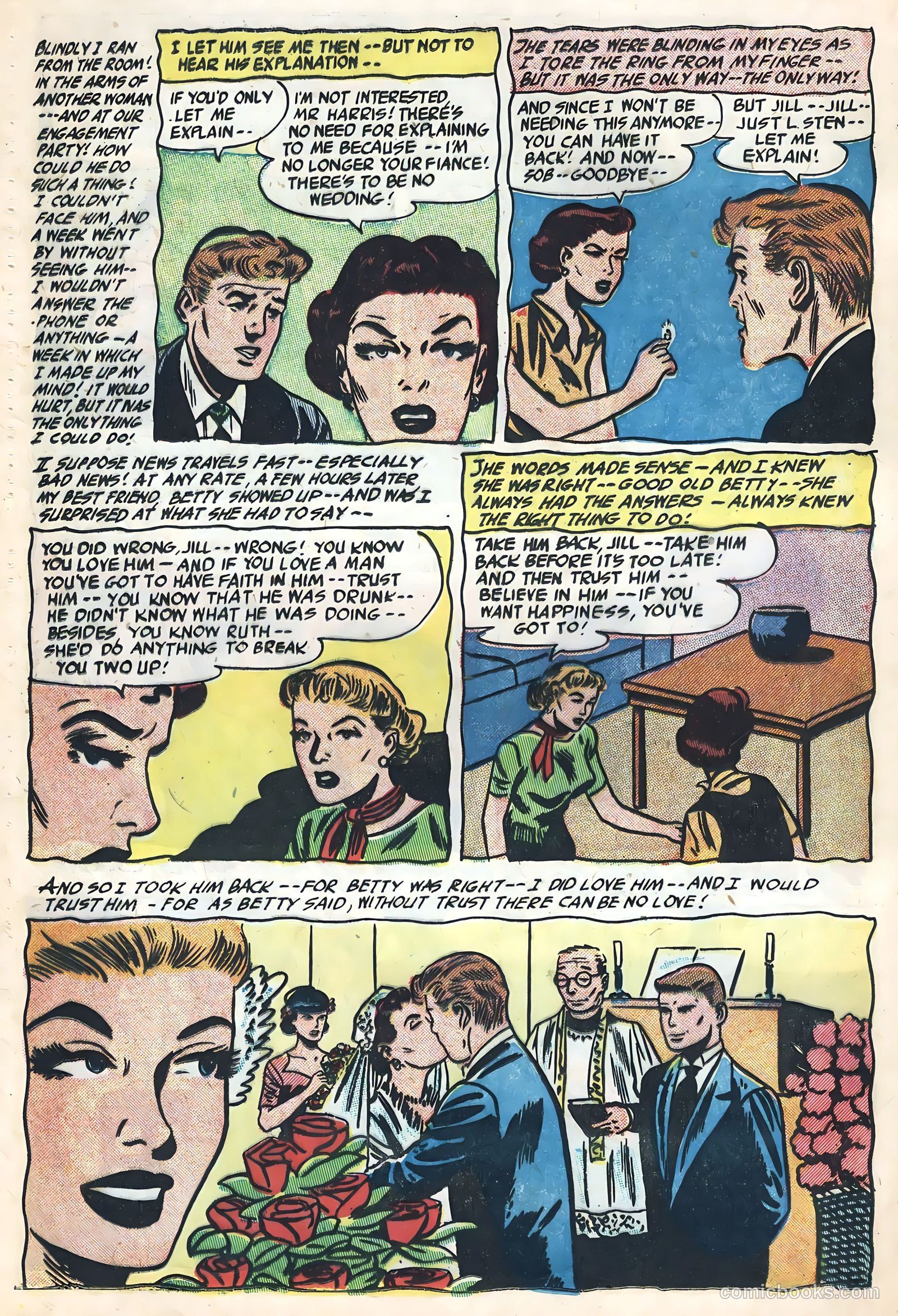 Ideal Romance #8 (1955) — page 22 of 36