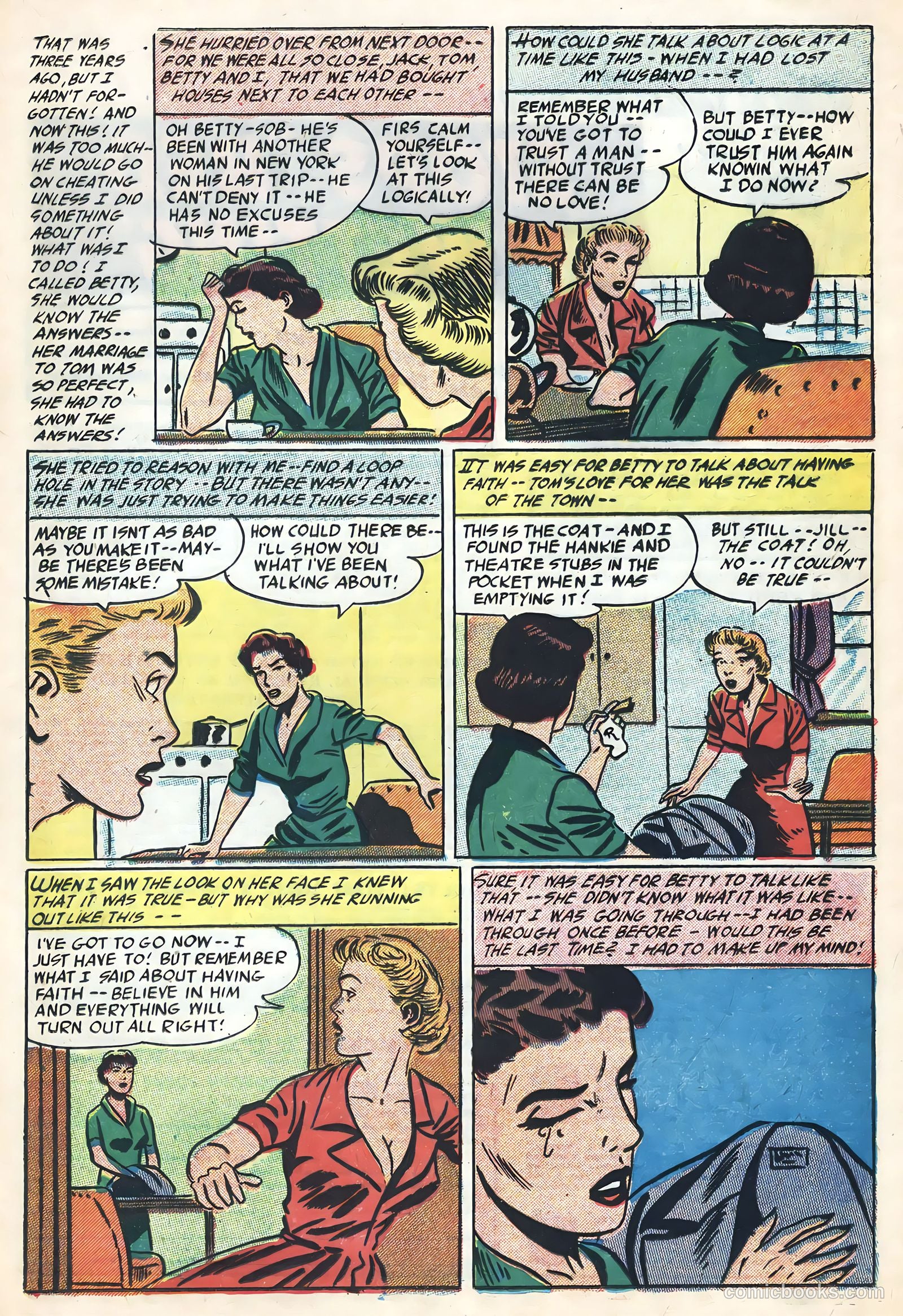Ideal Romance #8 (1955) — page 23 of 36