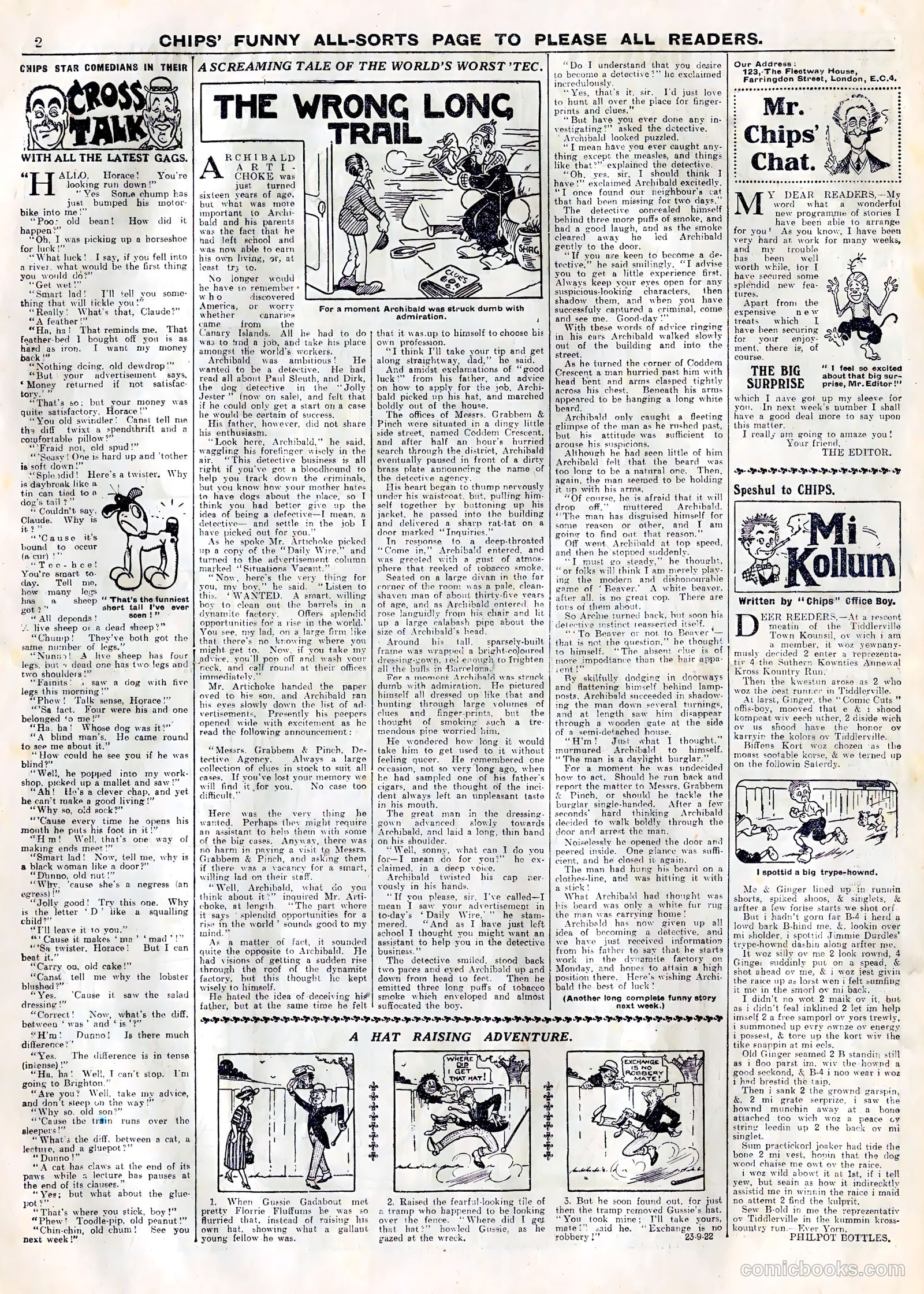 Illustrated Bits #9 (1922) — page 2 of 7