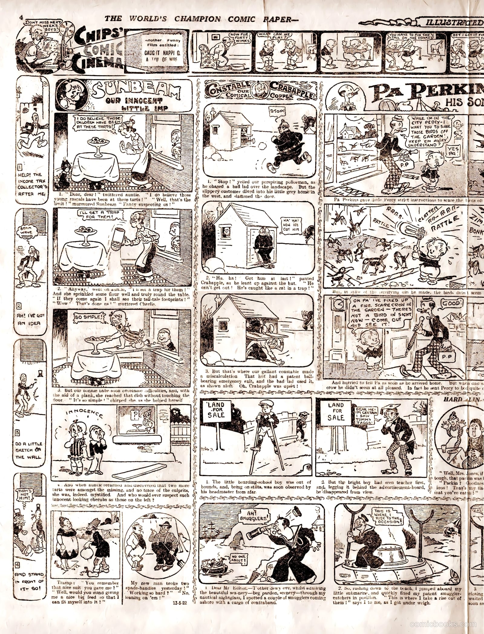 Illustrated Chips #1654 (1922) — page 4 of 9