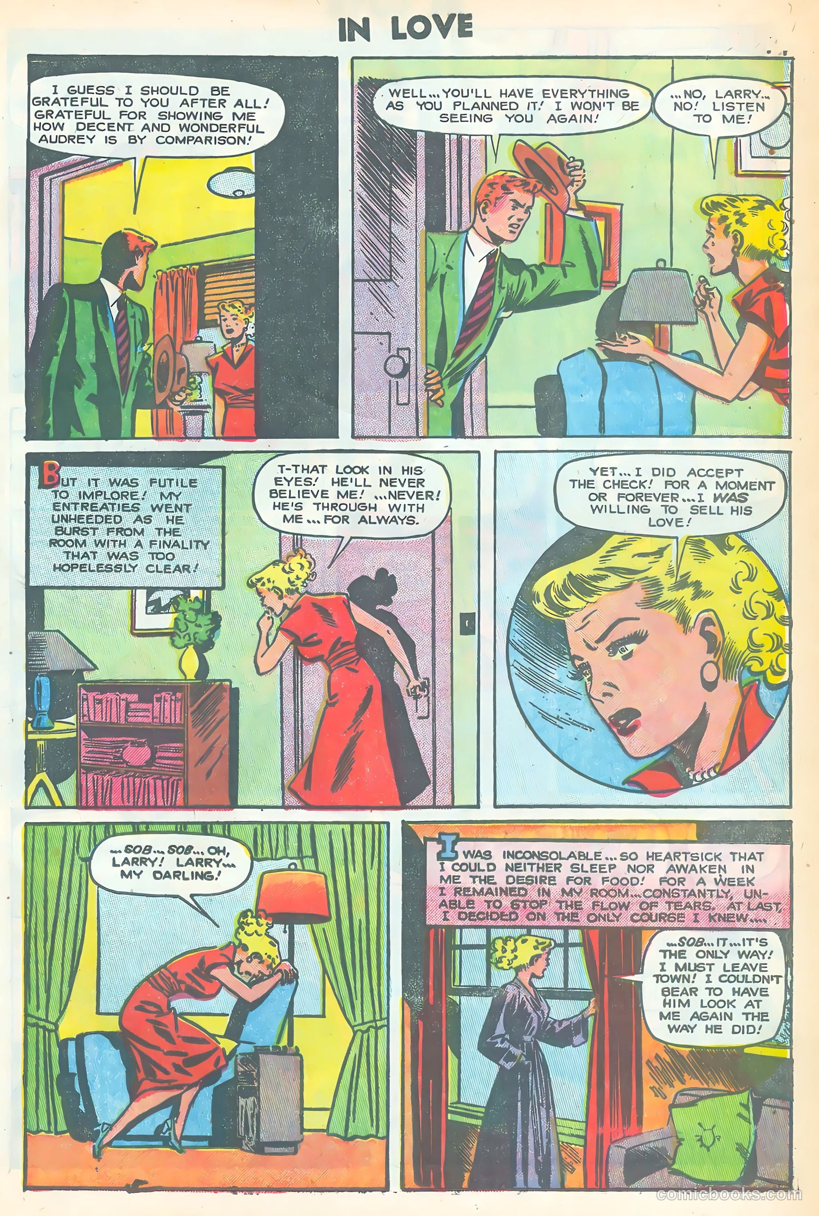 In Love #6 (1955) — page 21 of 36