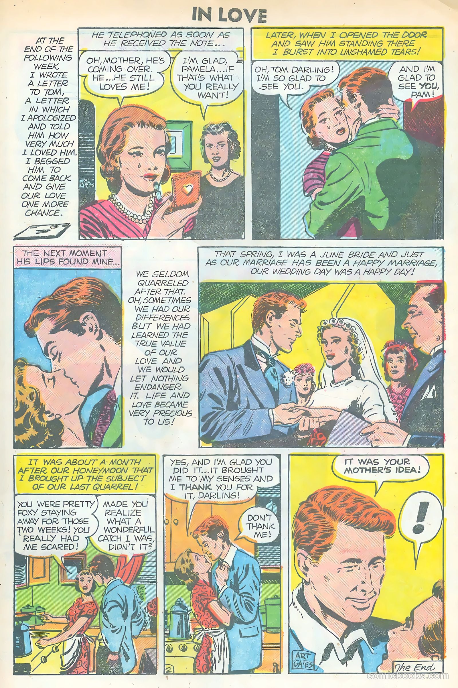 In Love #6 (1955) — page 33 of 36