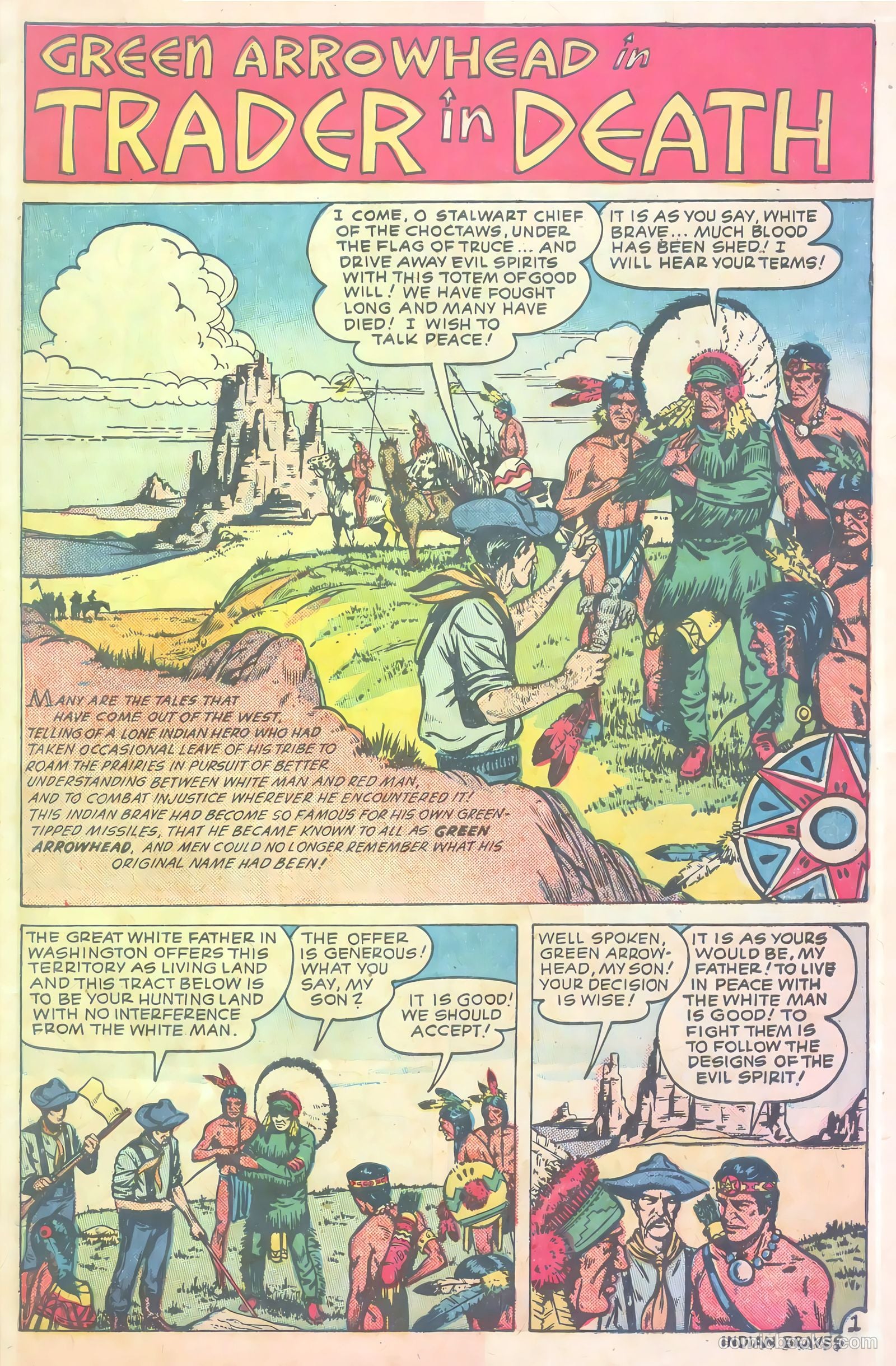 Indian Braves #1 (1951) — page 3 of 36
