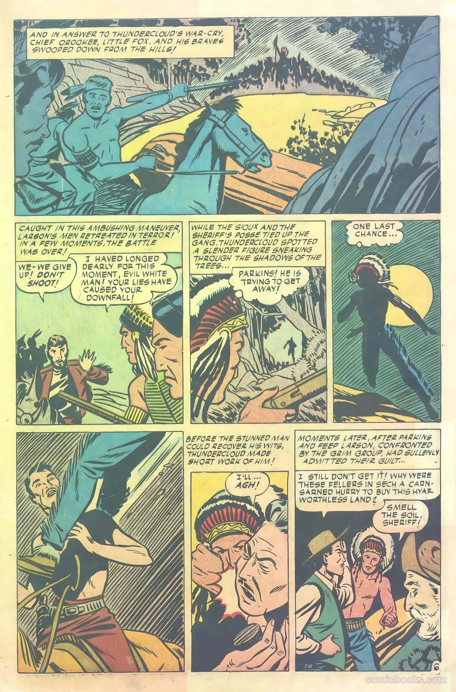 Indian Braves #1 (1951) — page 33 of 36