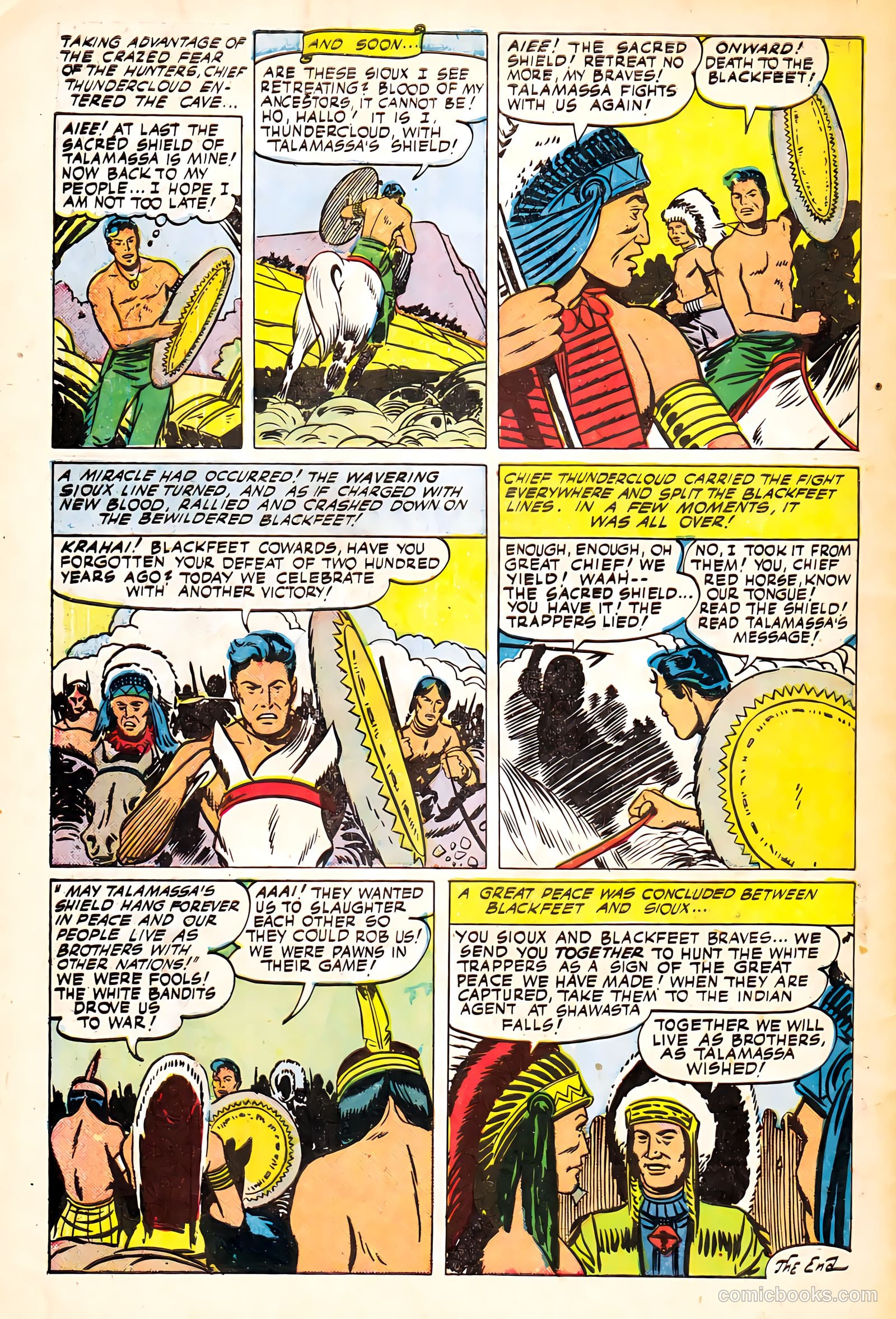 Indian Braves #2 (1951) — page 34 of 36