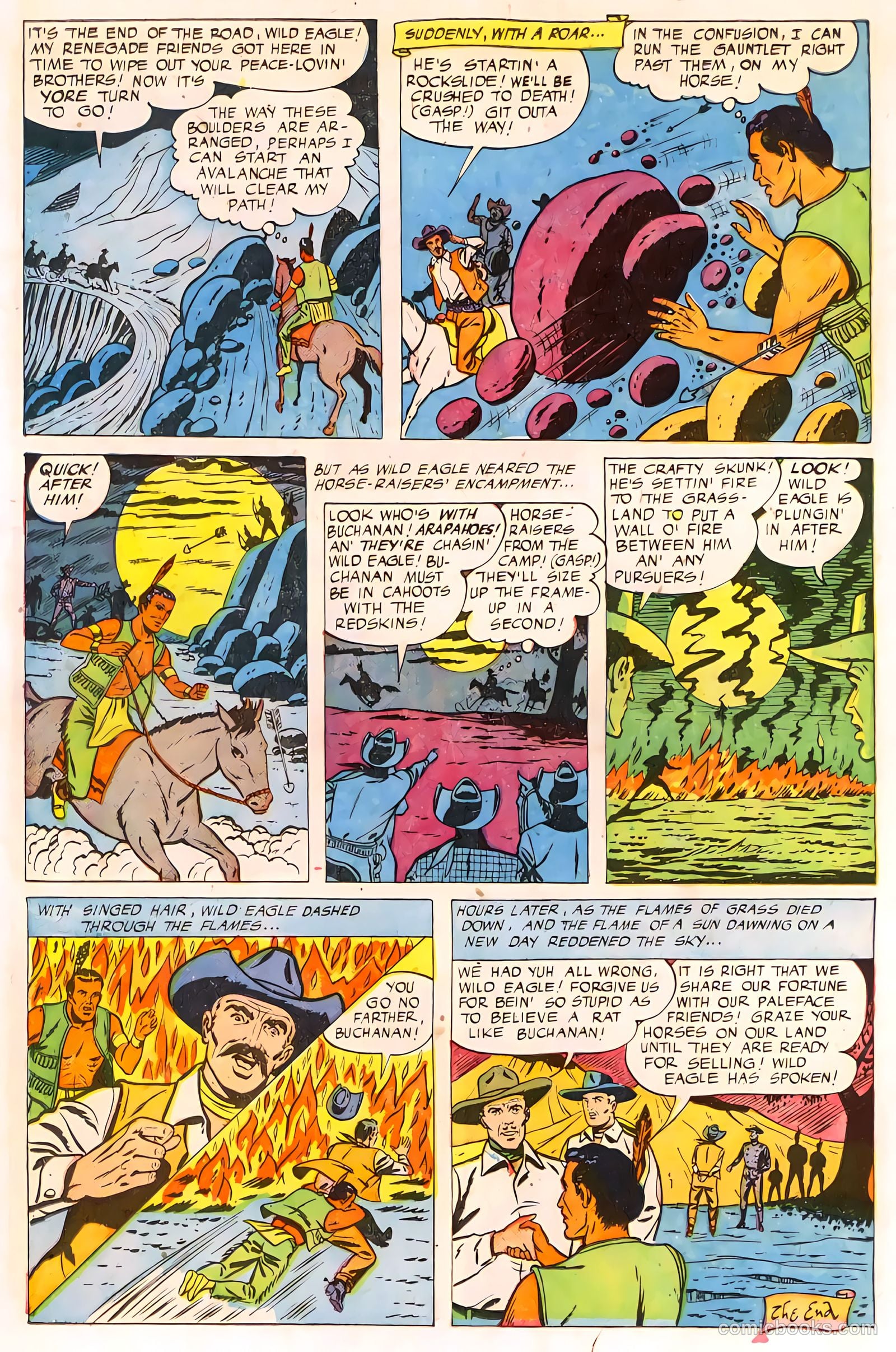 Indian Braves #3 (1951) — page 34 of 36