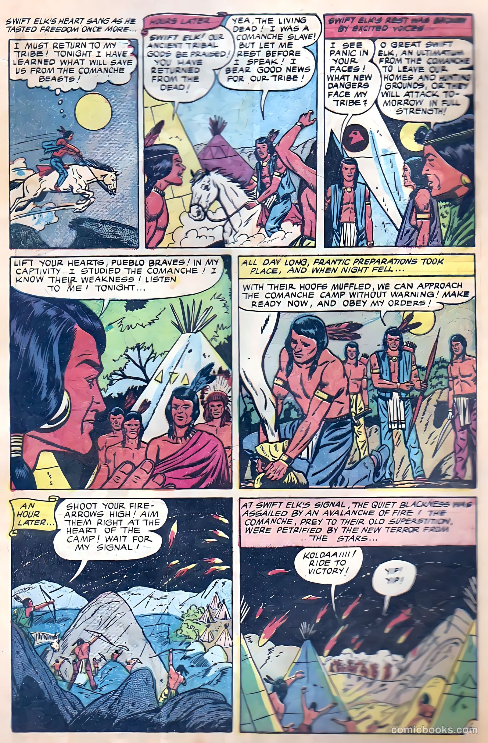 Indian Braves #4 (1951) — page 34 of 37