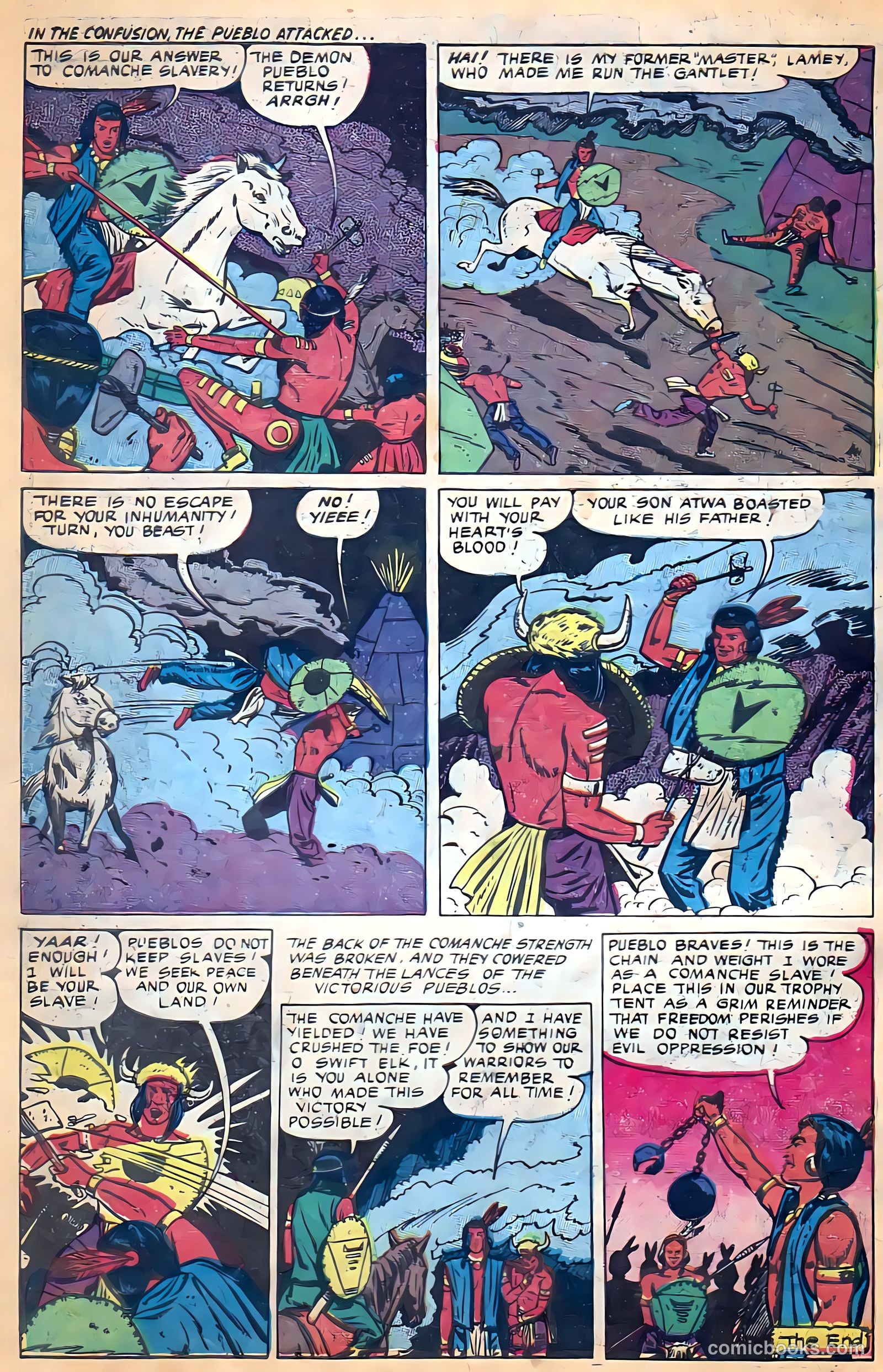 Indian Braves #4 (1951) — page 35 of 37