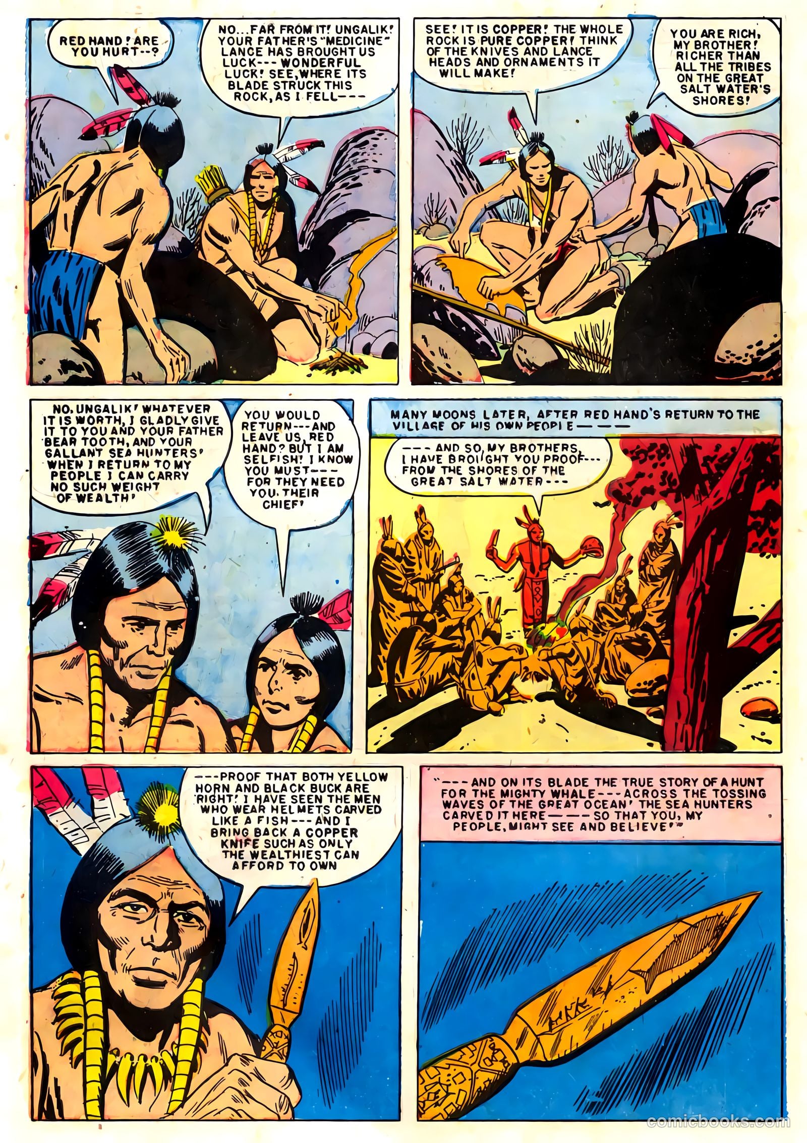Indian Chief #13 (1954) — page 34 of 36