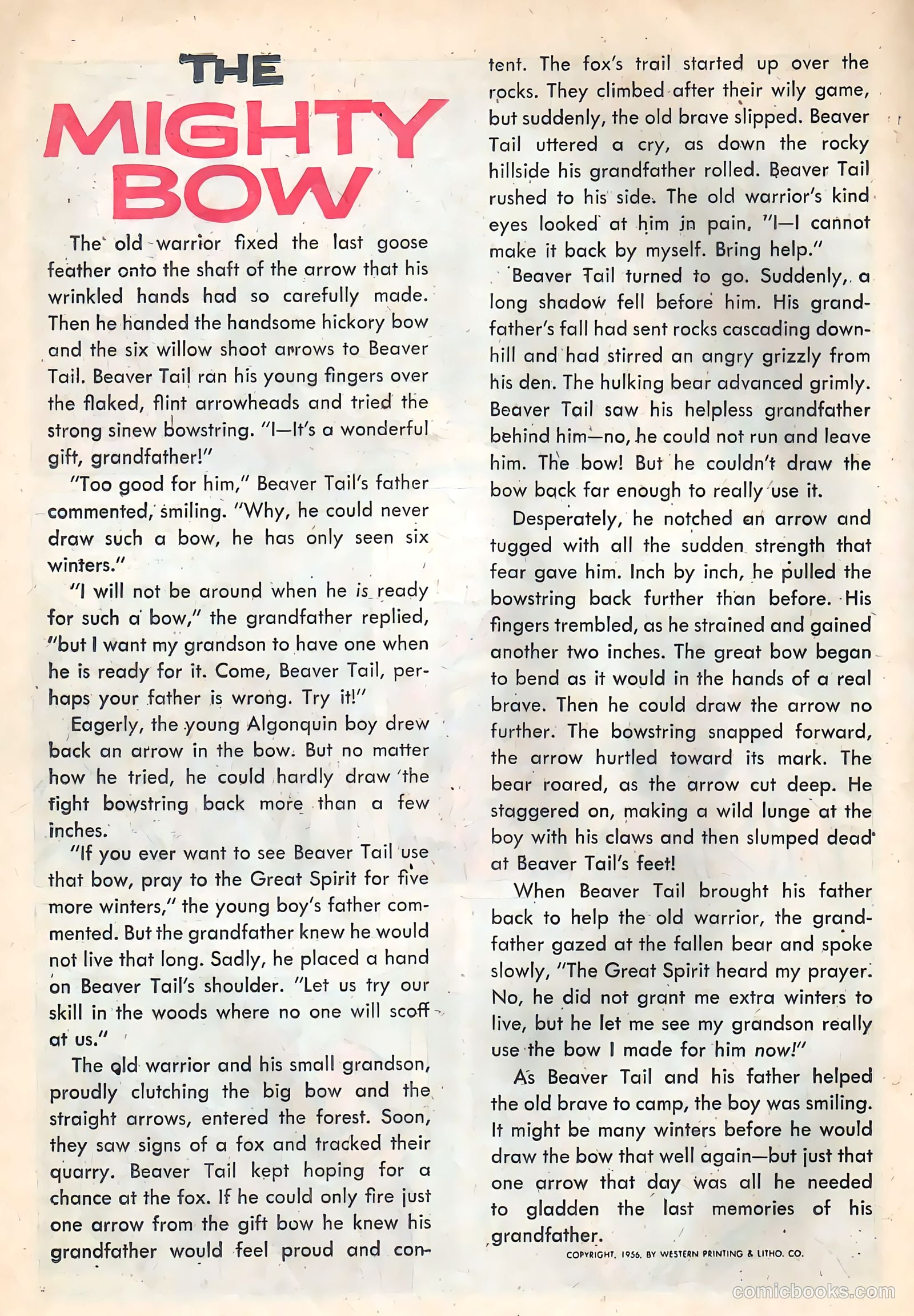 Indian Chief #24 (1955) — page 24 of 36