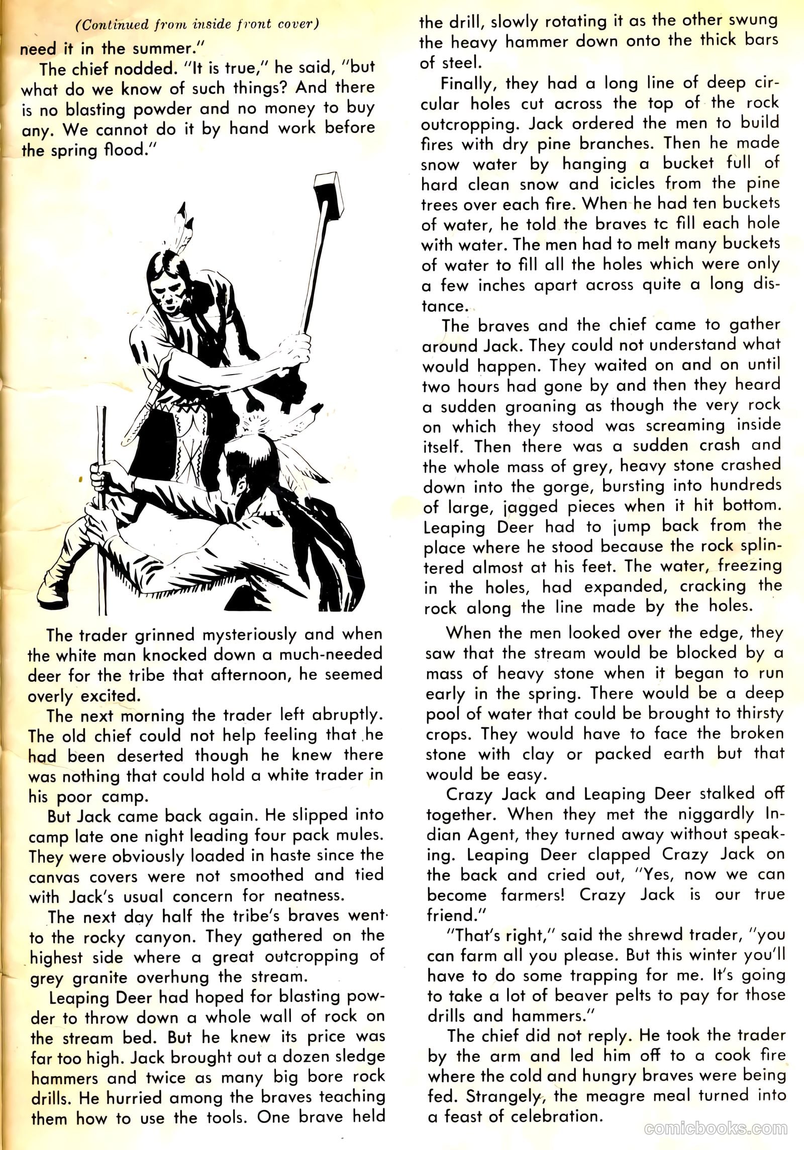 Indian Chief #9 (1953) — page 35 of 36