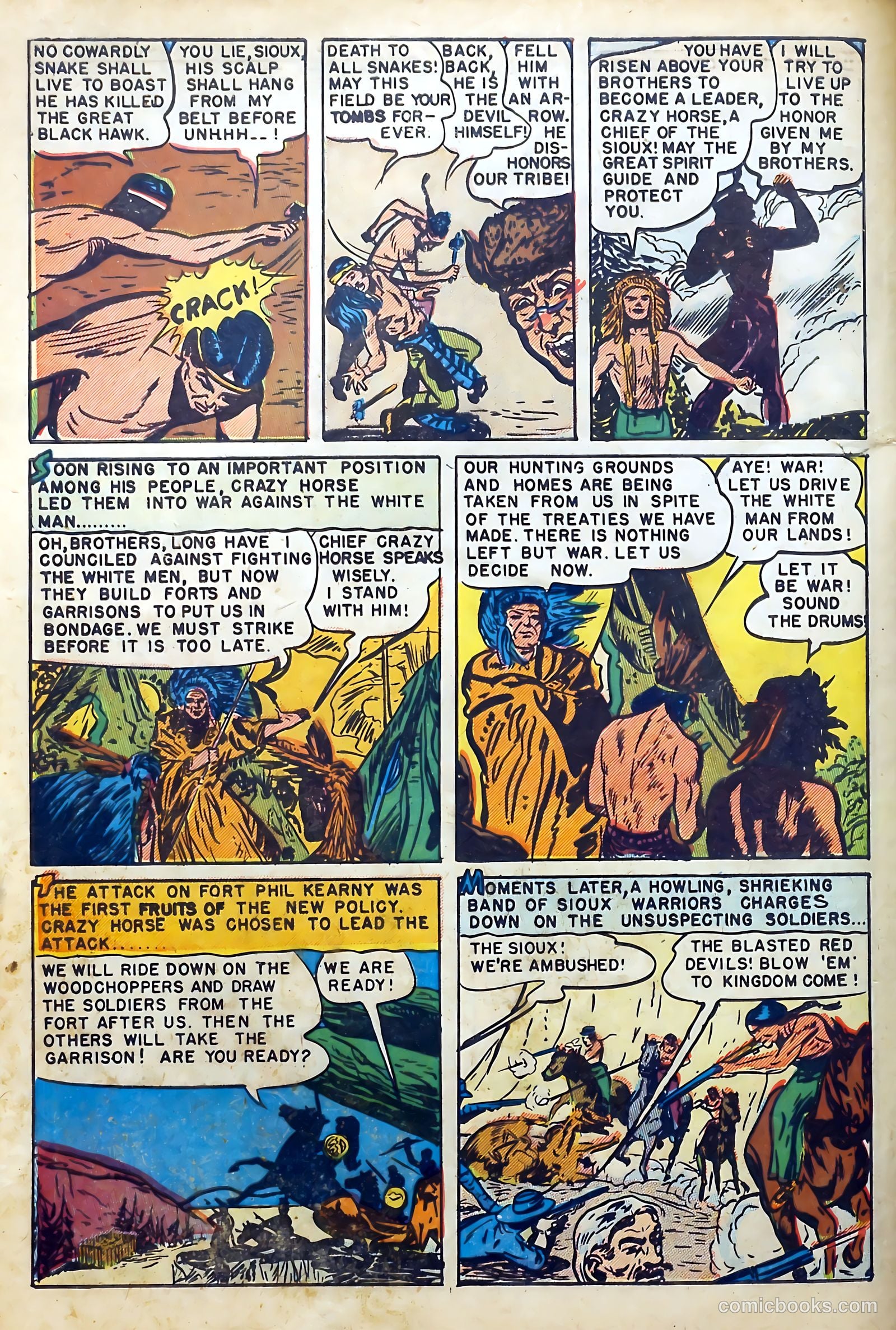 Indian Fighter #1 (1950) — page 6 of 36