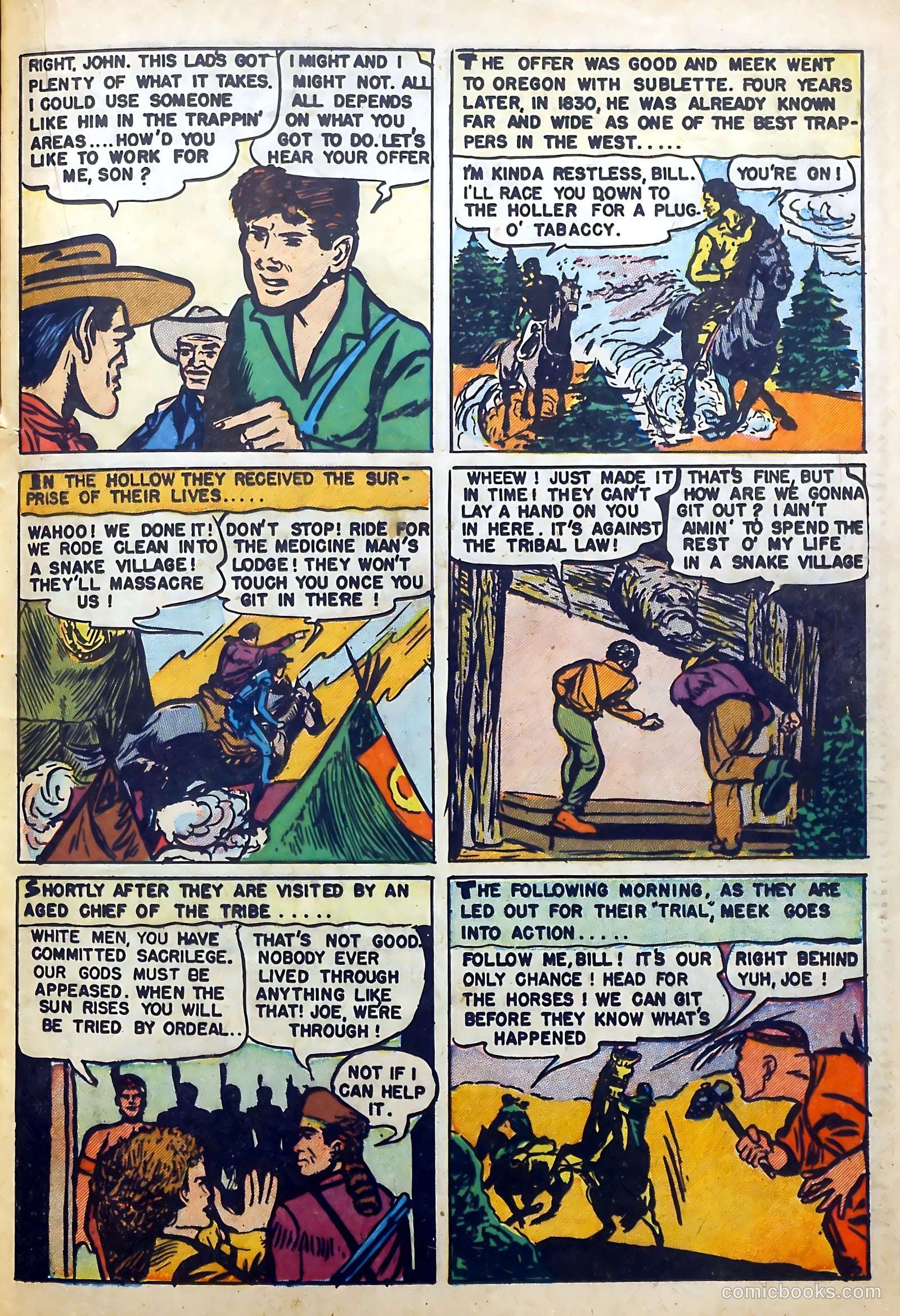 Indian Fighter #1 (1950) — page 21 of 36