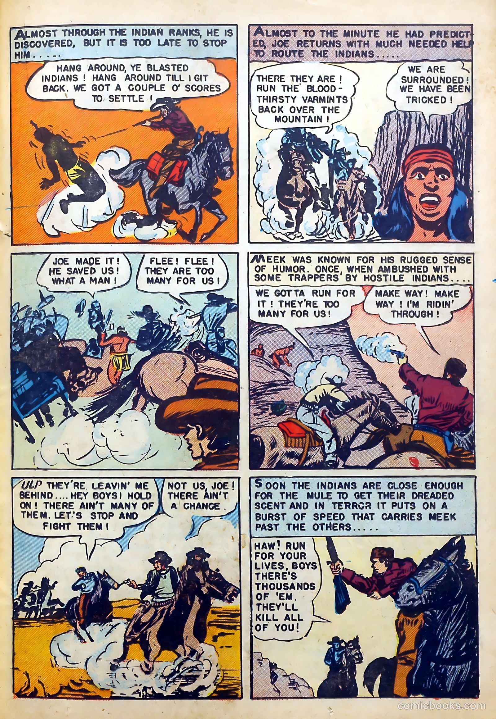 Indian Fighter #1 (1950) — page 23 of 36