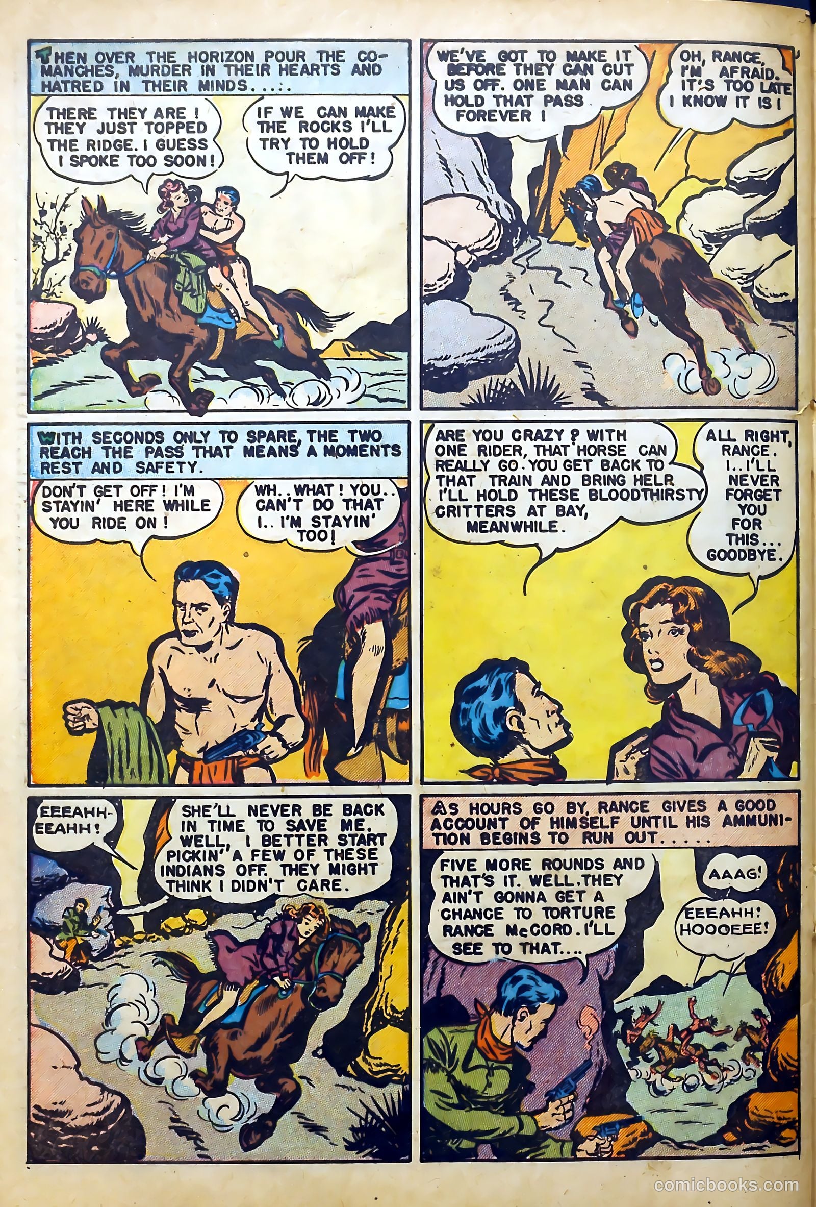 Indian Fighter #1 (1950) — page 32 of 36