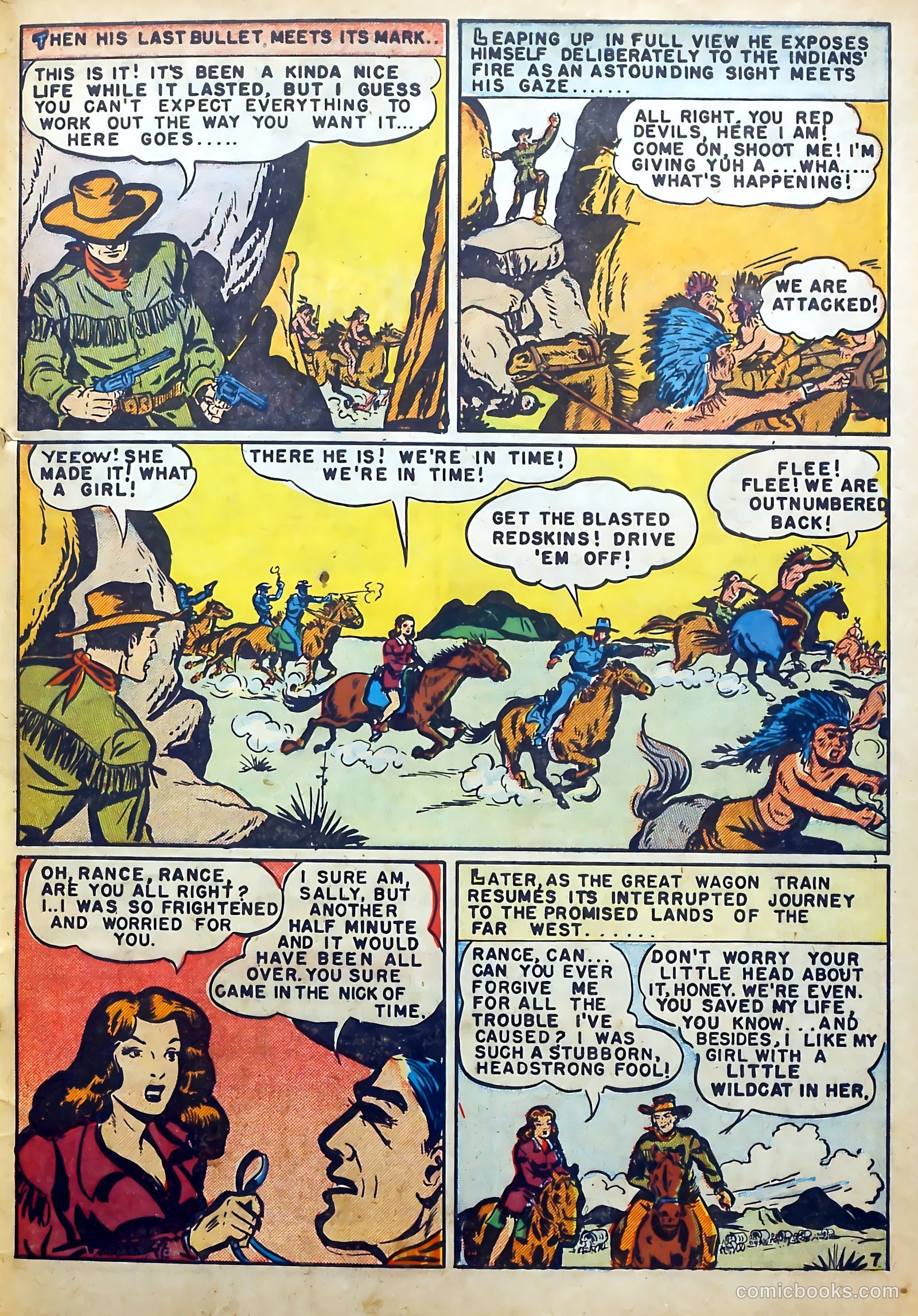Indian Fighter #1 (1950) — page 33 of 36
