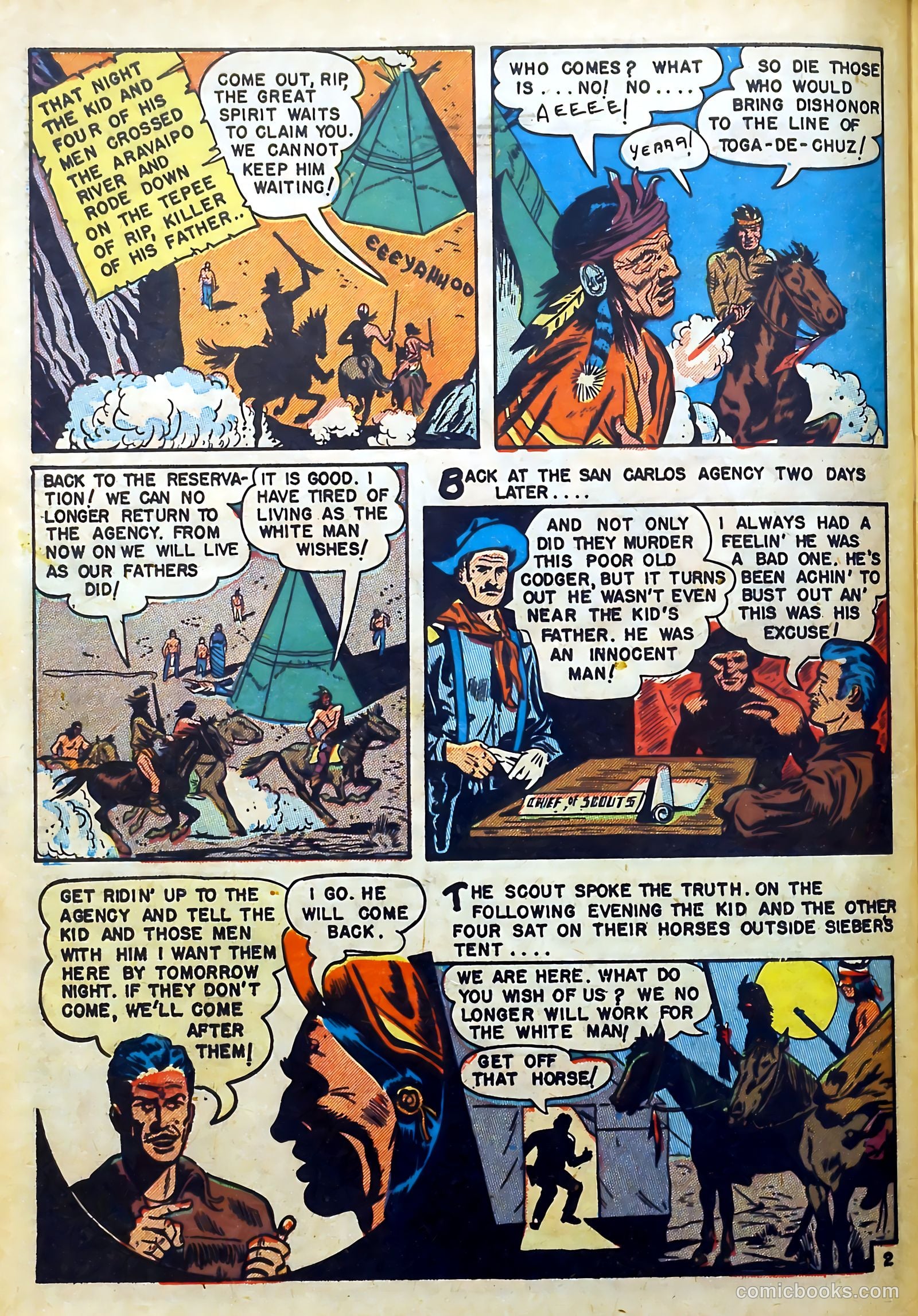 Indian Fighter #2 (1950) — page 28 of 36