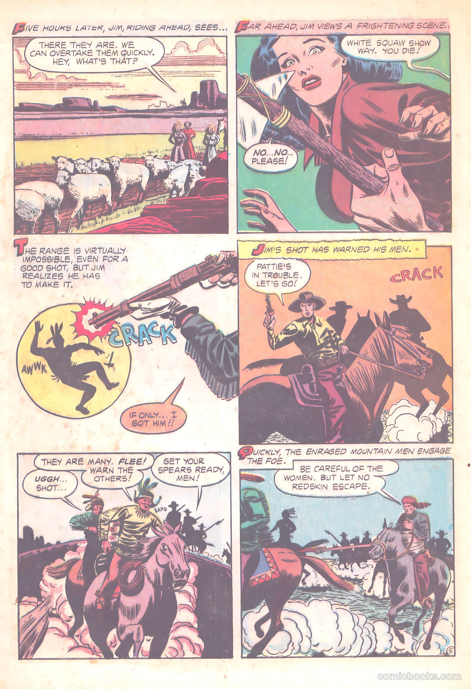 Indian Fighter #4 (1950) — page 7 of 36