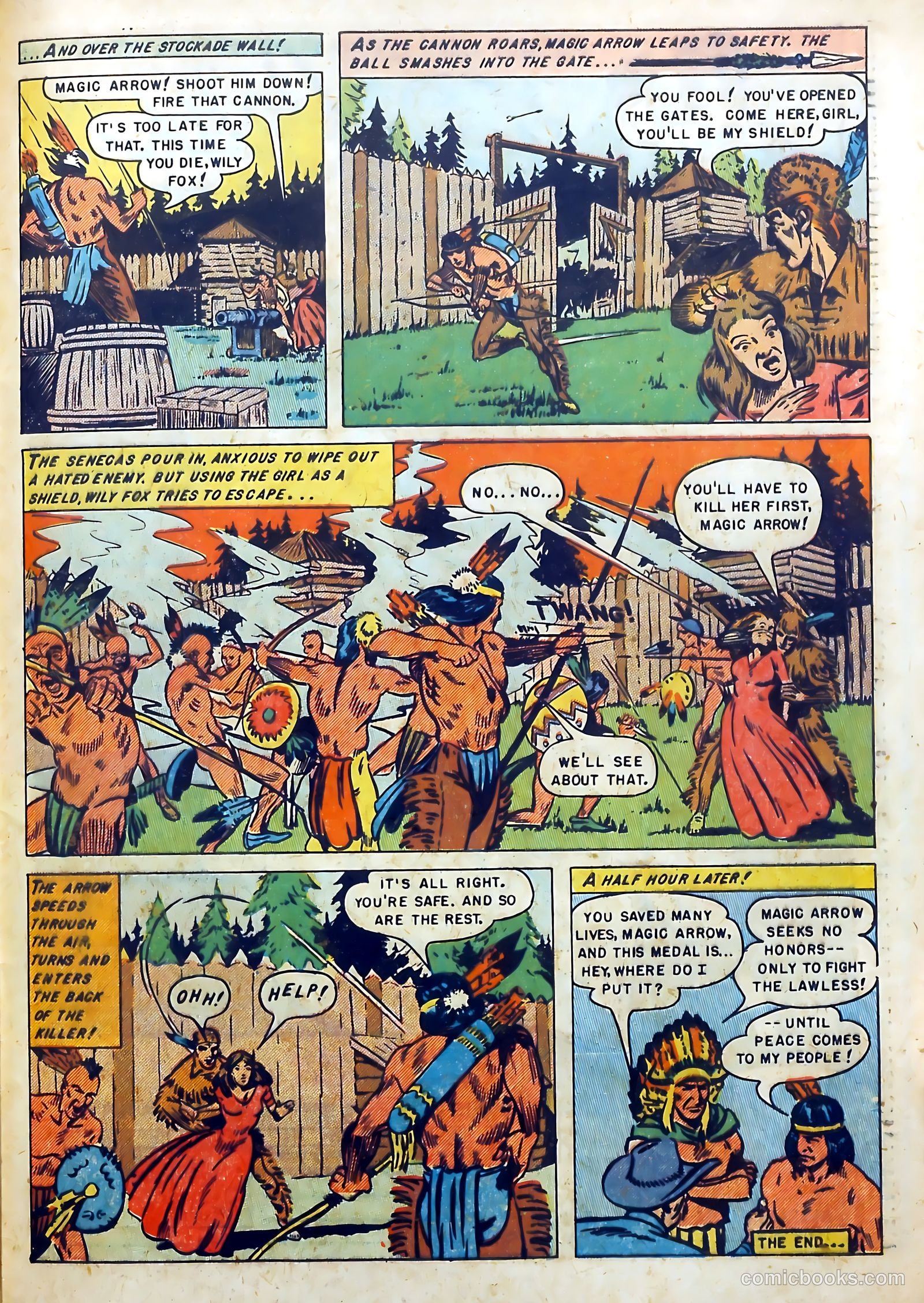 Indian Fighter #6 (1951) — page 33 of 36