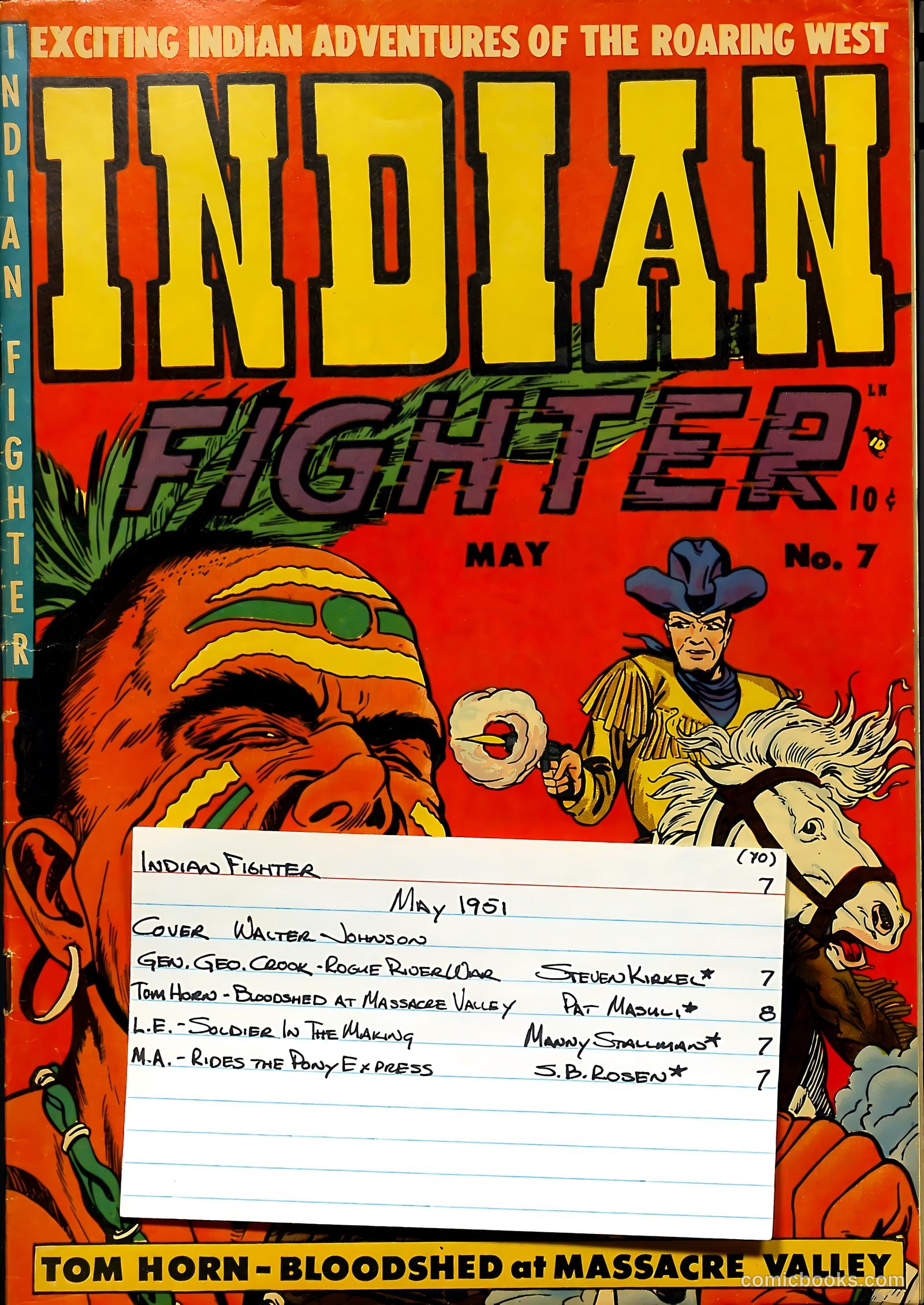 Indian Fighter #7 (1951) — page 37 of 37