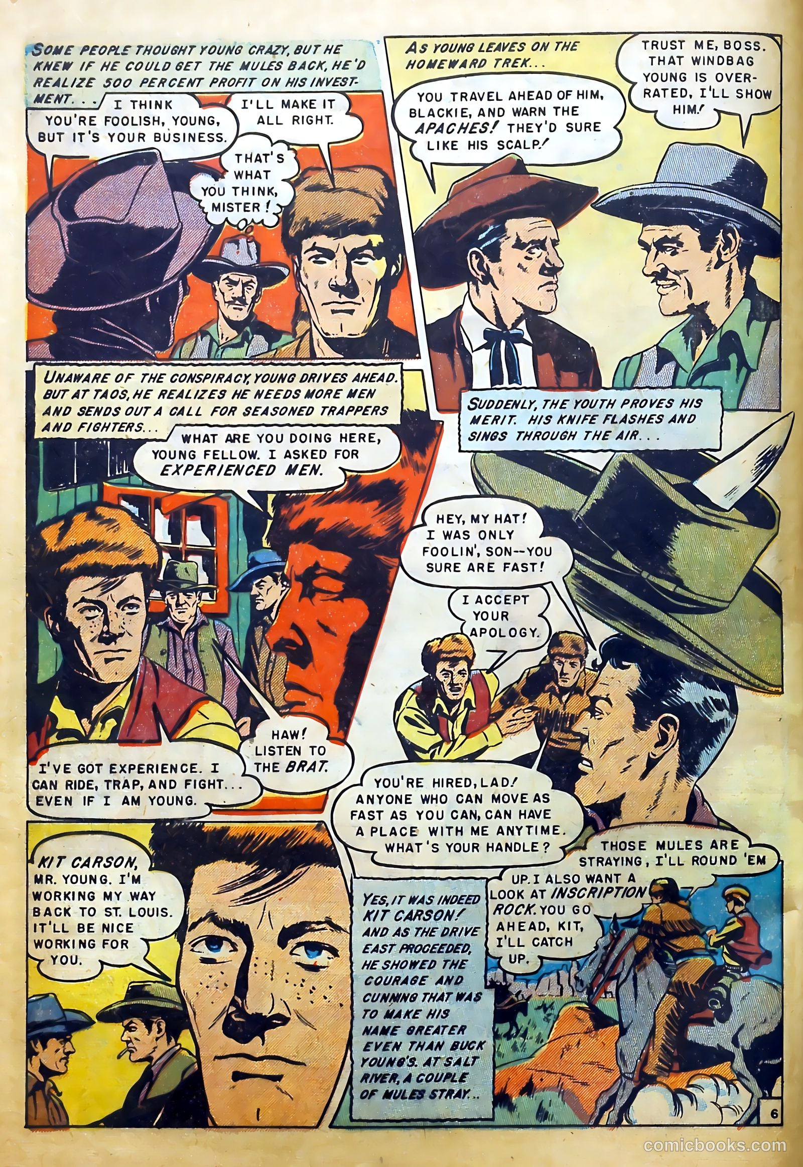 Indian Fighter #8 (1951) — page 8 of 37