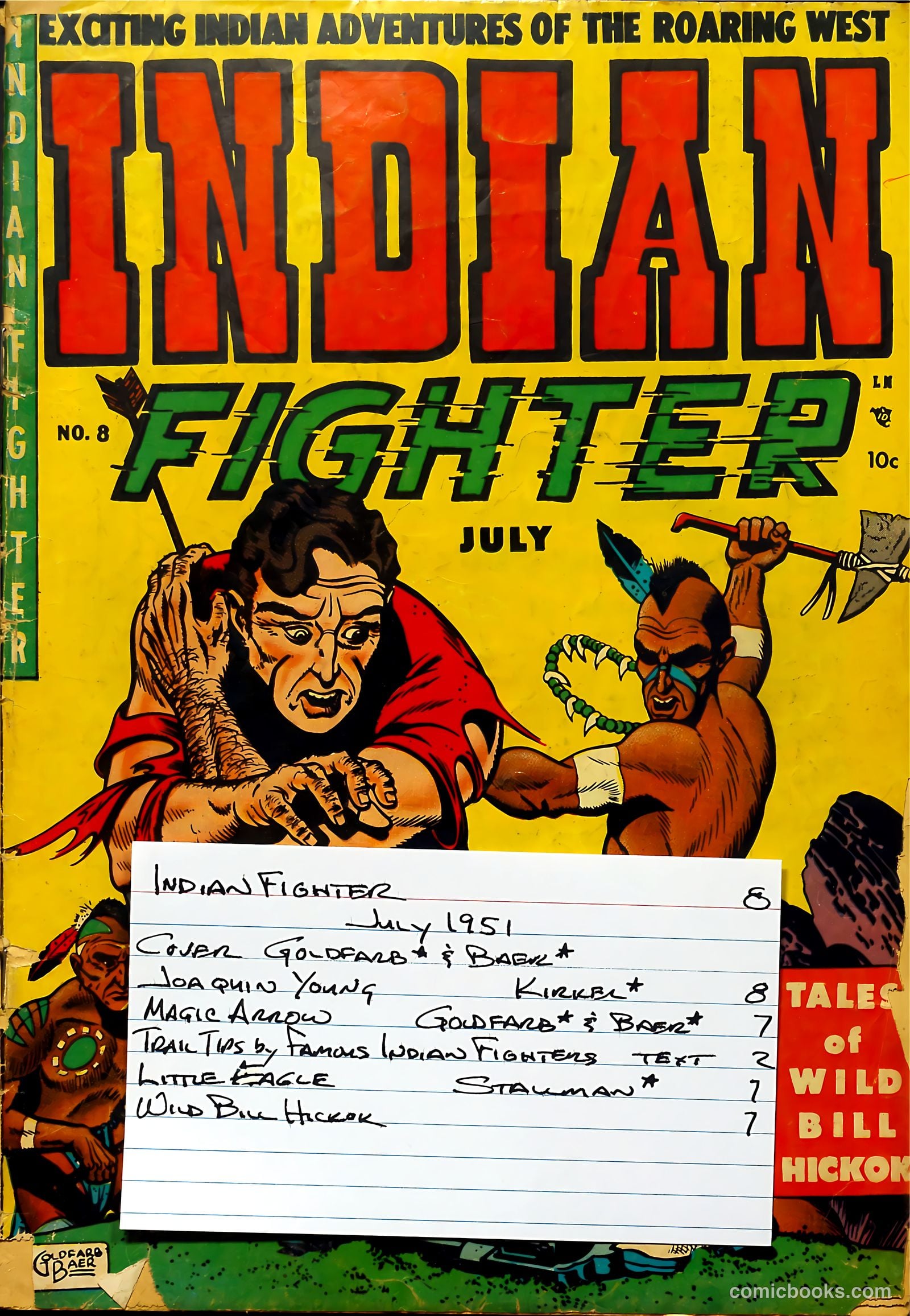 Indian Fighter #8 (1951) — page 37 of 37