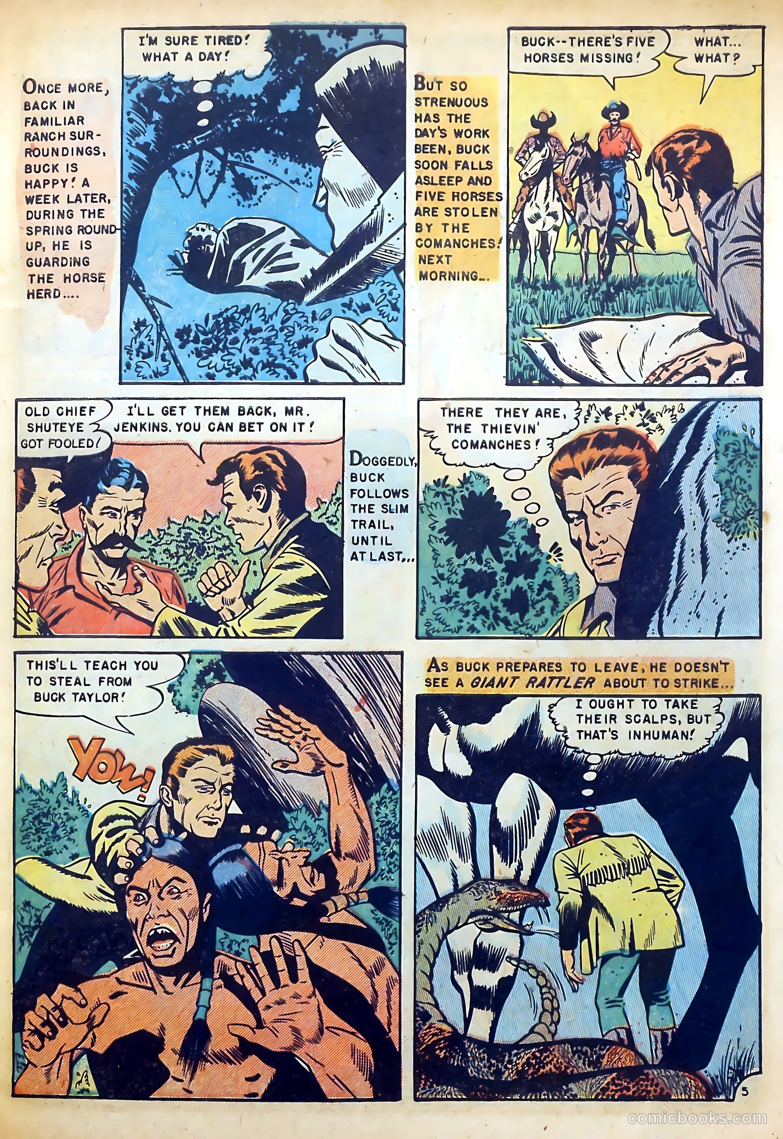 Indian Fighter #9 (1951) — page 7 of 36