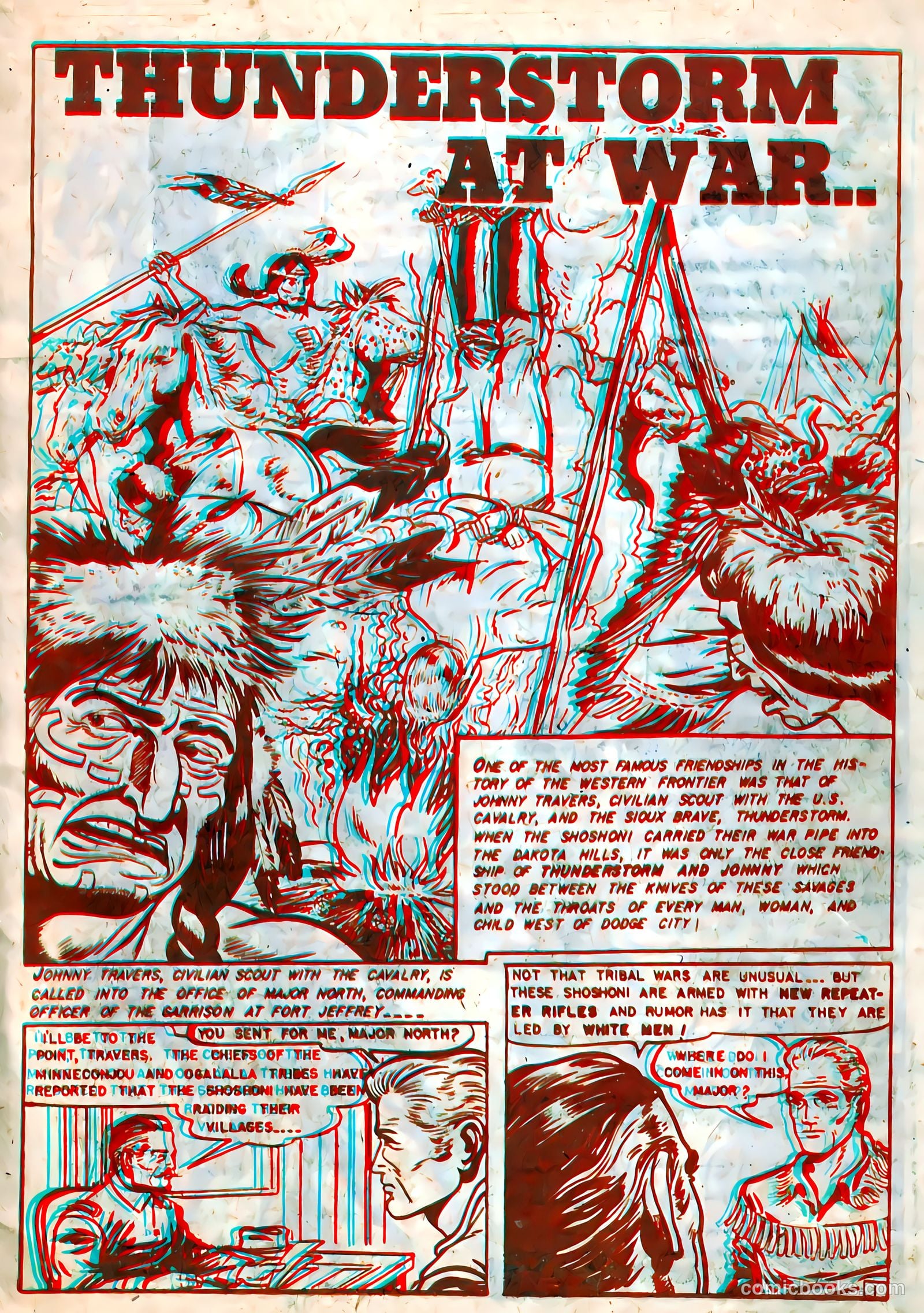 Indian Warriors 3-D #1 (1953) — page 3 of 36
