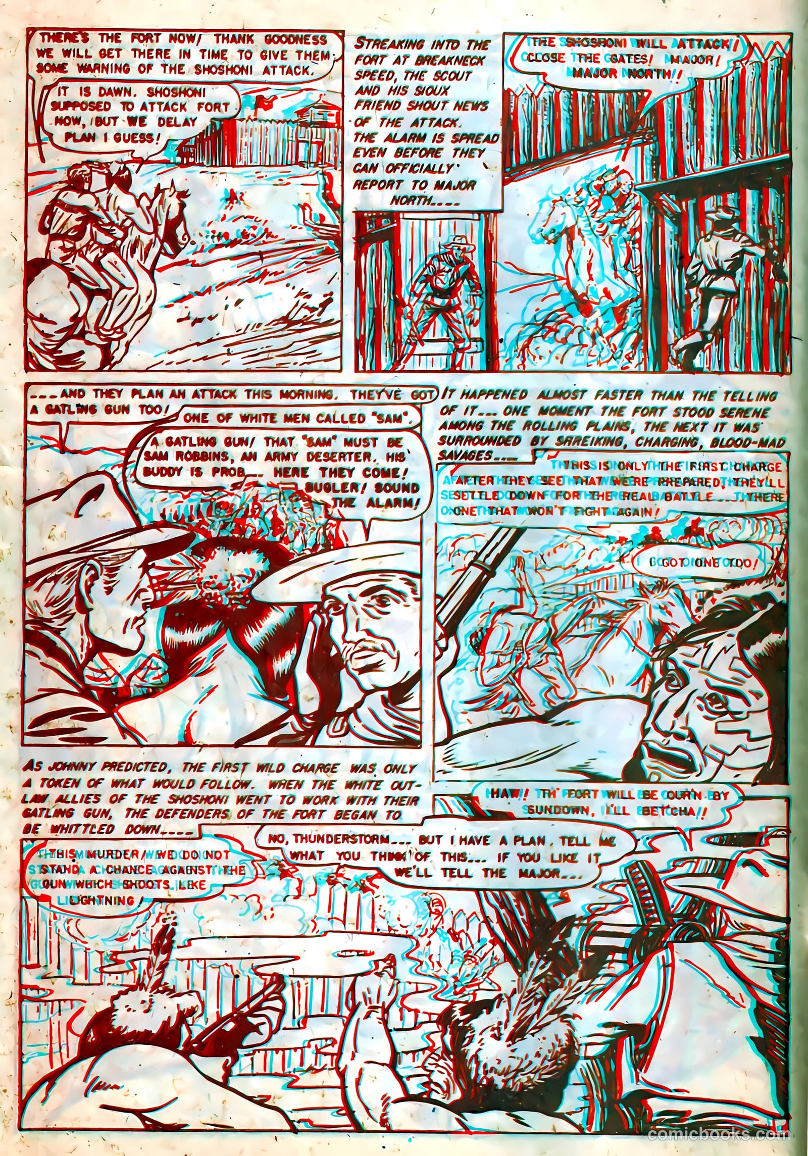 Indian Warriors 3-D #1 (1953) — page 8 of 36