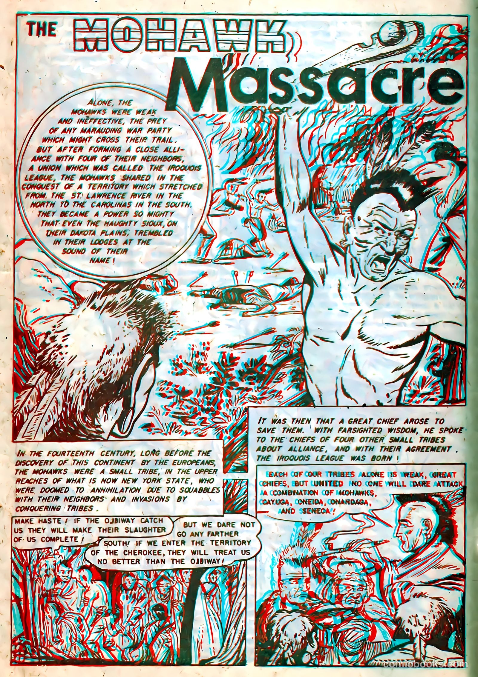 Indian Warriors 3-D #1 (1953) — page 10 of 36