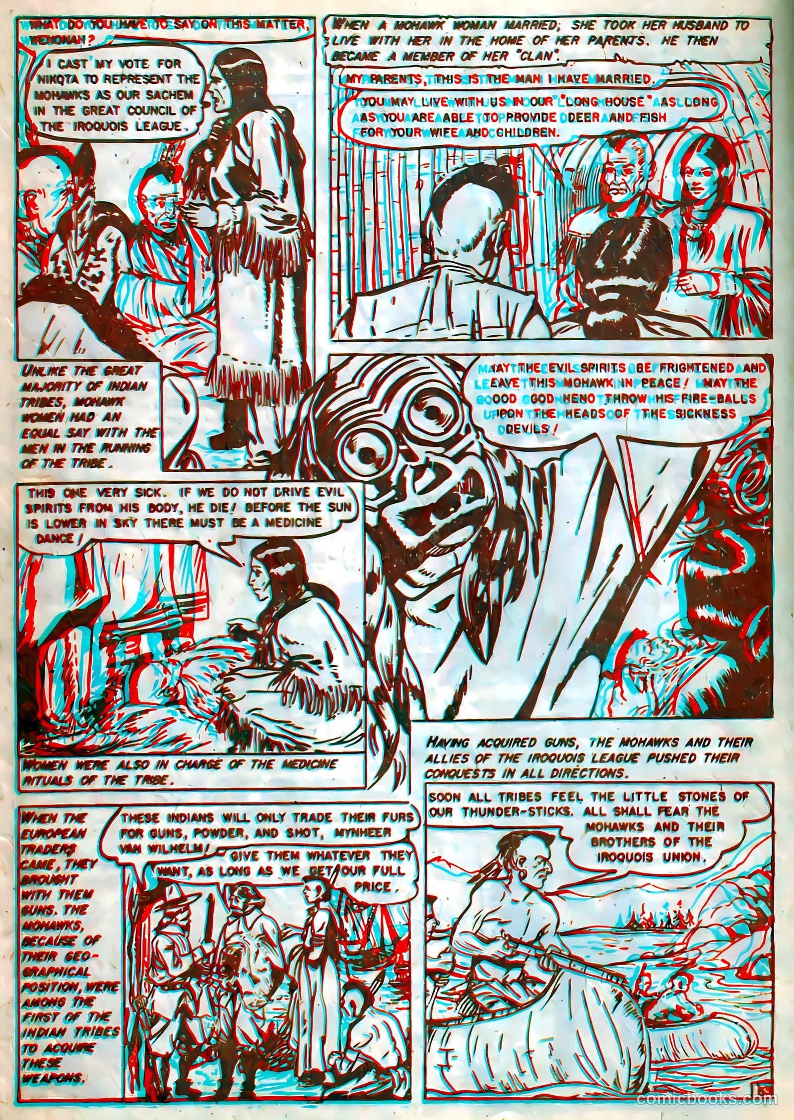 Indian Warriors 3-D #1 (1953) — page 12 of 36