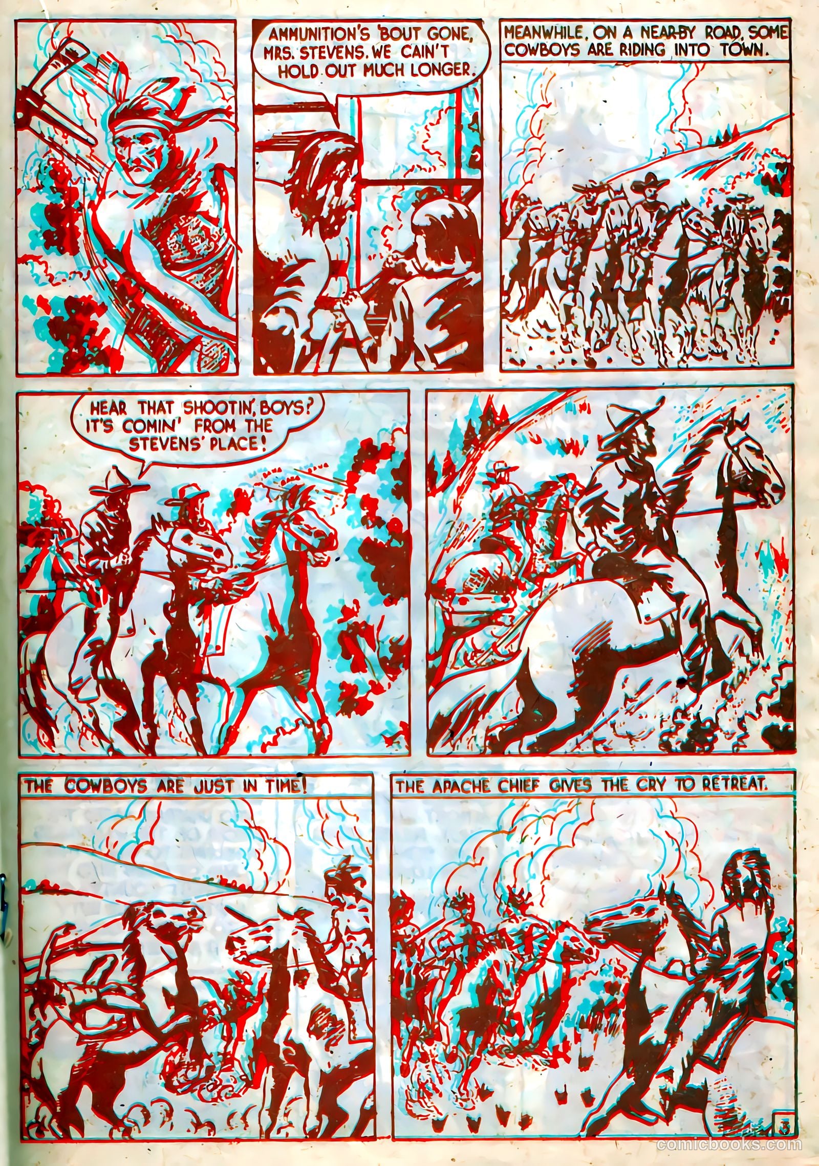Indian Warriors 3-D #1 (1953) — page 19 of 36