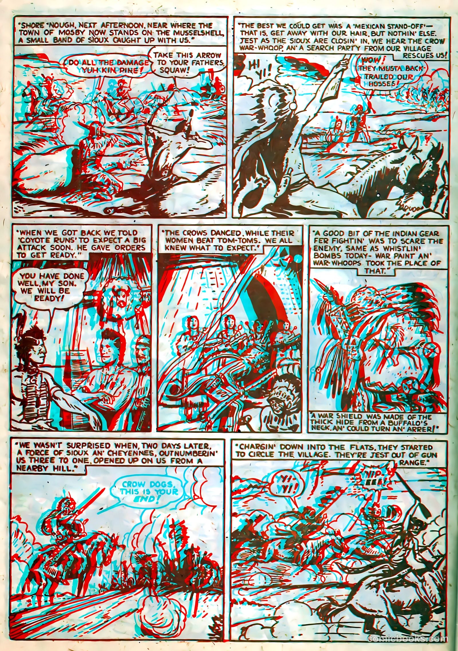 Indian Warriors 3-D #1 (1953) — page 24 of 36