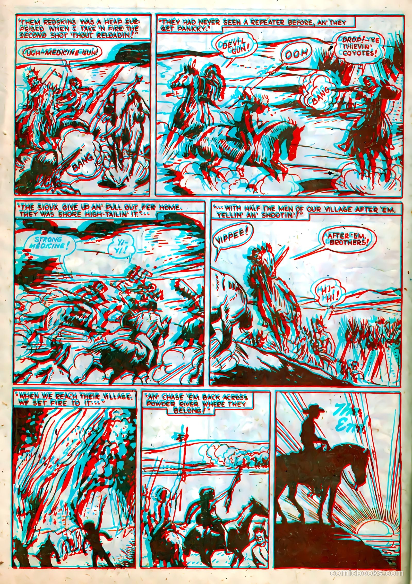 Indian Warriors 3-D #1 (1953) — page 26 of 36