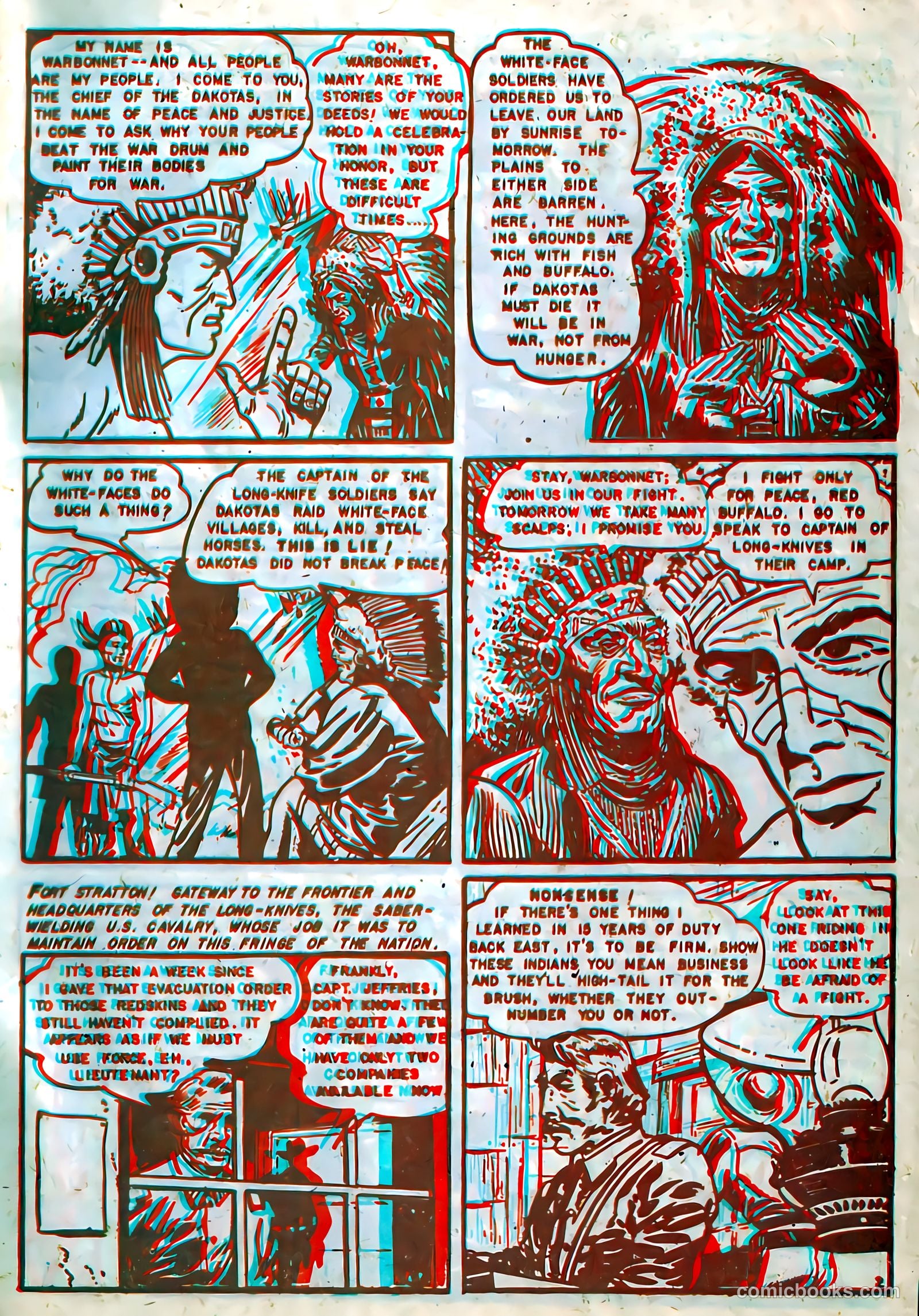 Indian Warriors 3-D #1 (1953) — page 29 of 36