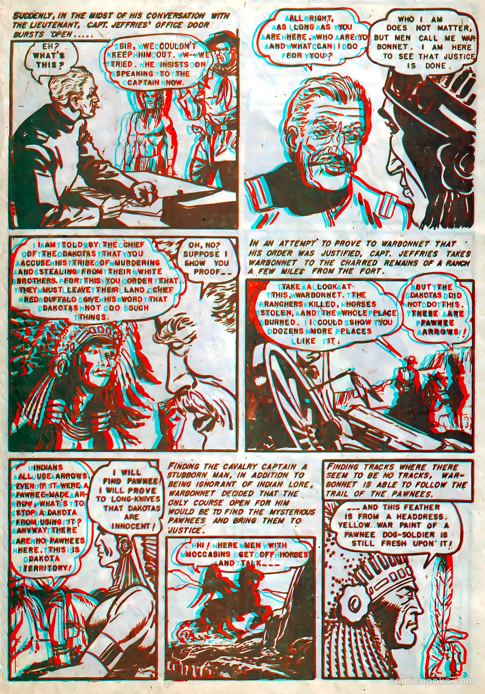 Indian Warriors 3-D #1 (1953) — page 30 of 36