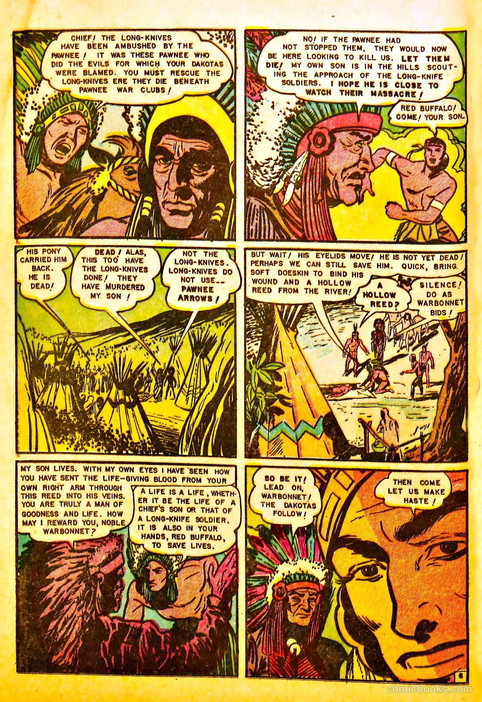 Indian Warriors #7 (1951) — page 8 of 36
