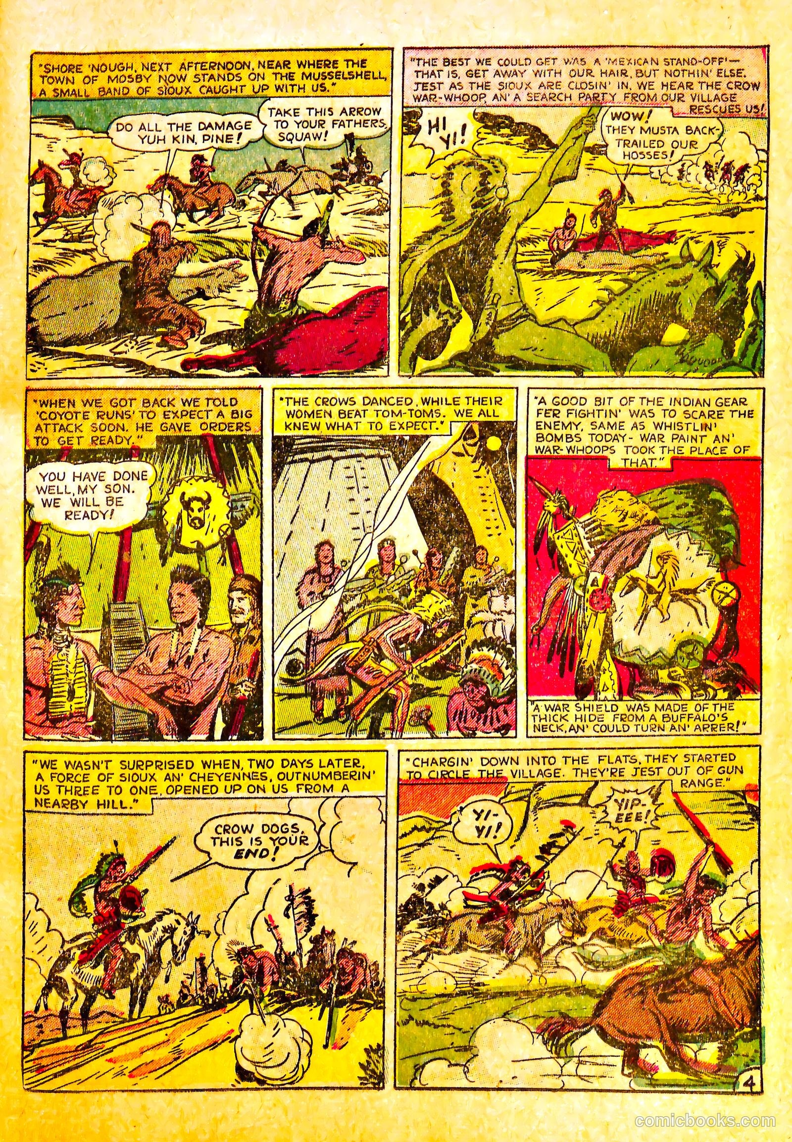 Indian Warriors #7 (1951) — page 31 of 36