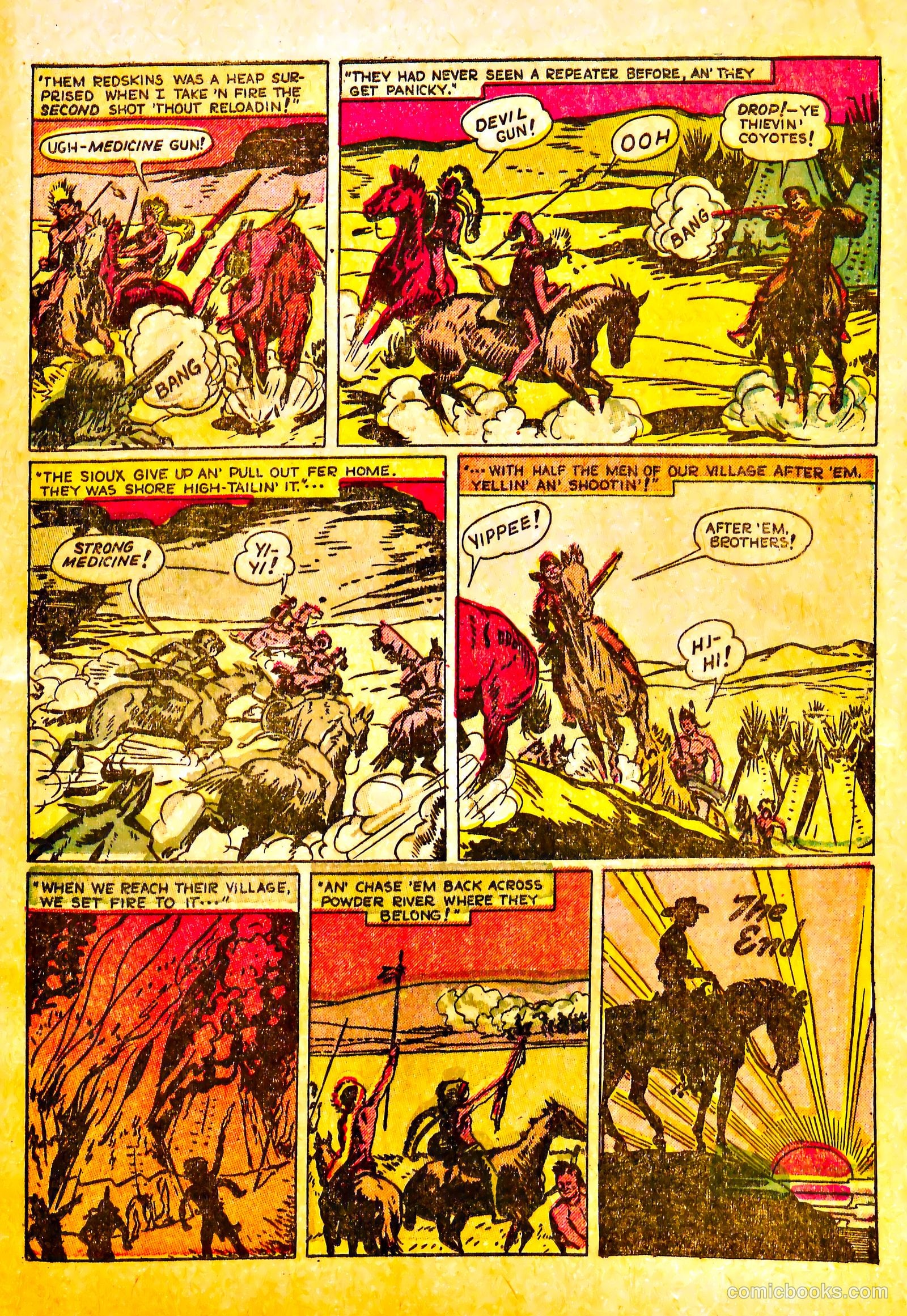Indian Warriors #7 (1951) — page 33 of 36