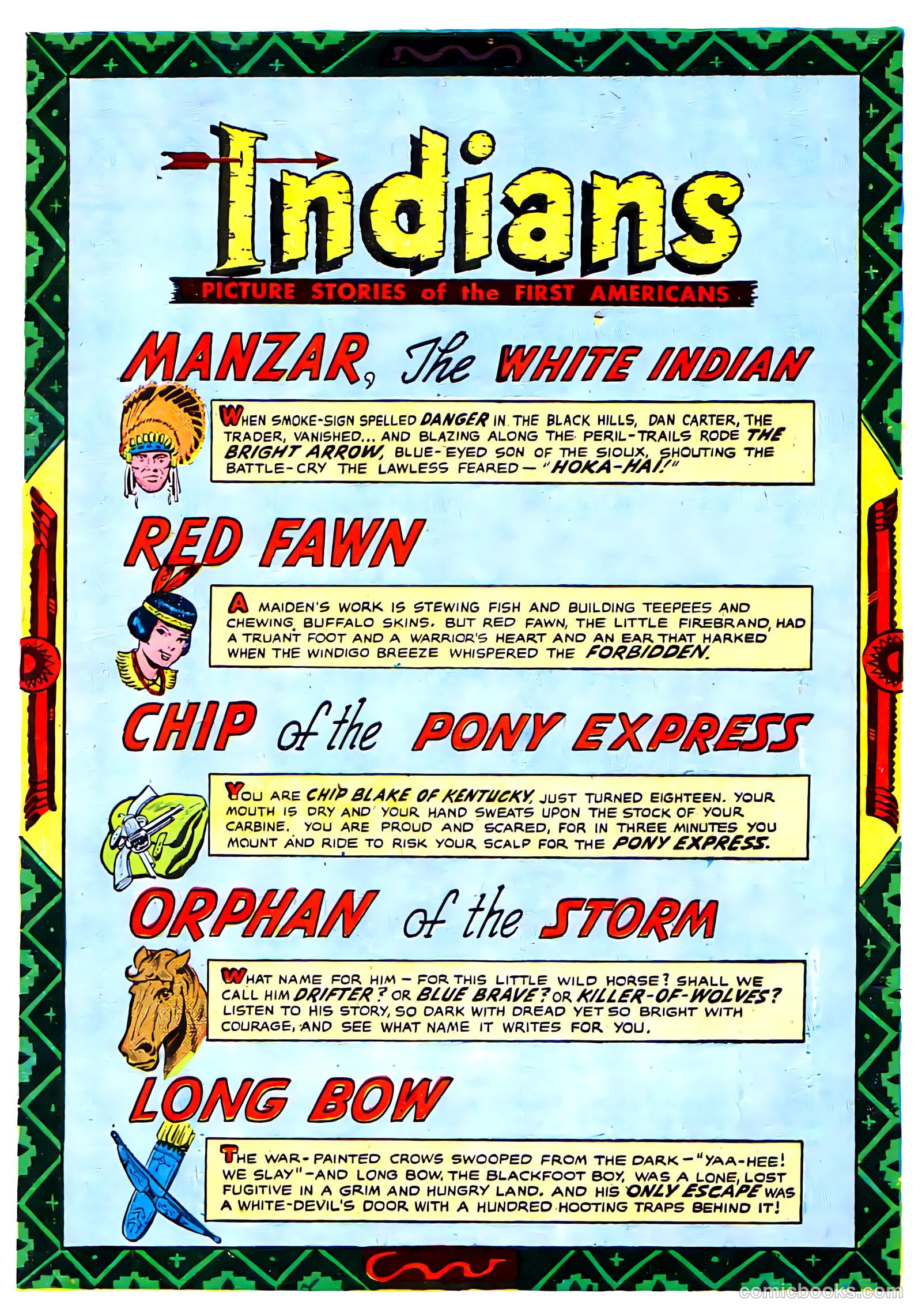 Indians #1 (1950) — page 3 of 52